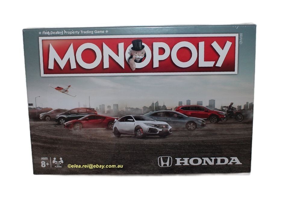 Honda Australia MONOPOLY Board Game 2017 Limited Edition Hasbro NEW SEALED