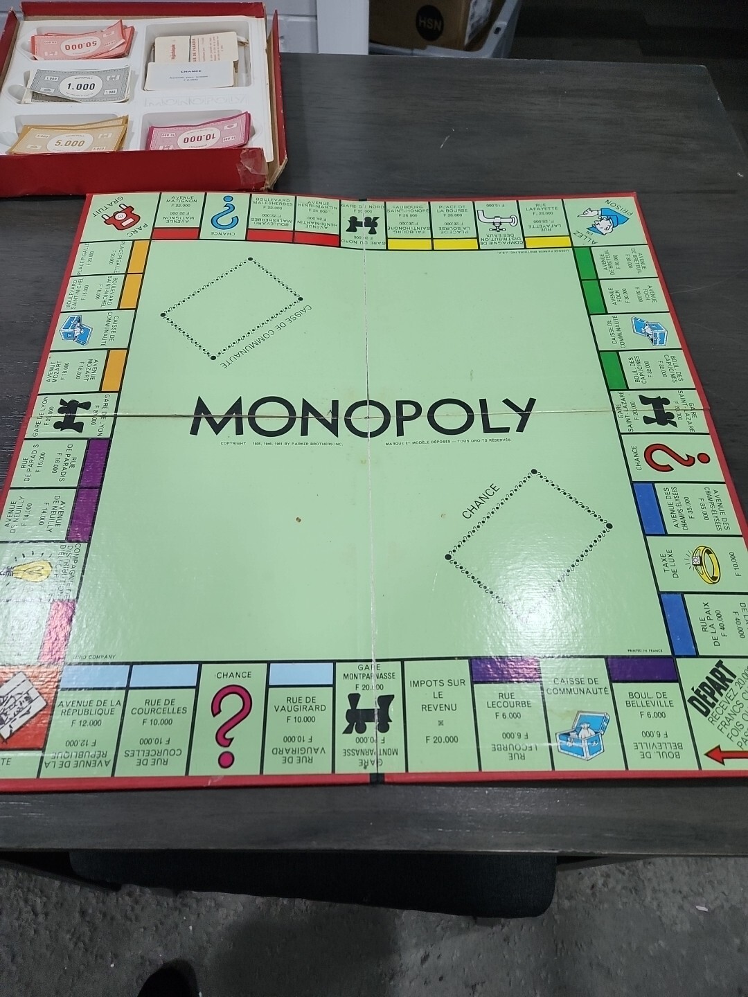 Monopoly Luxury French Edition 1975 With Connect 4 Some Missing Pieces To Both