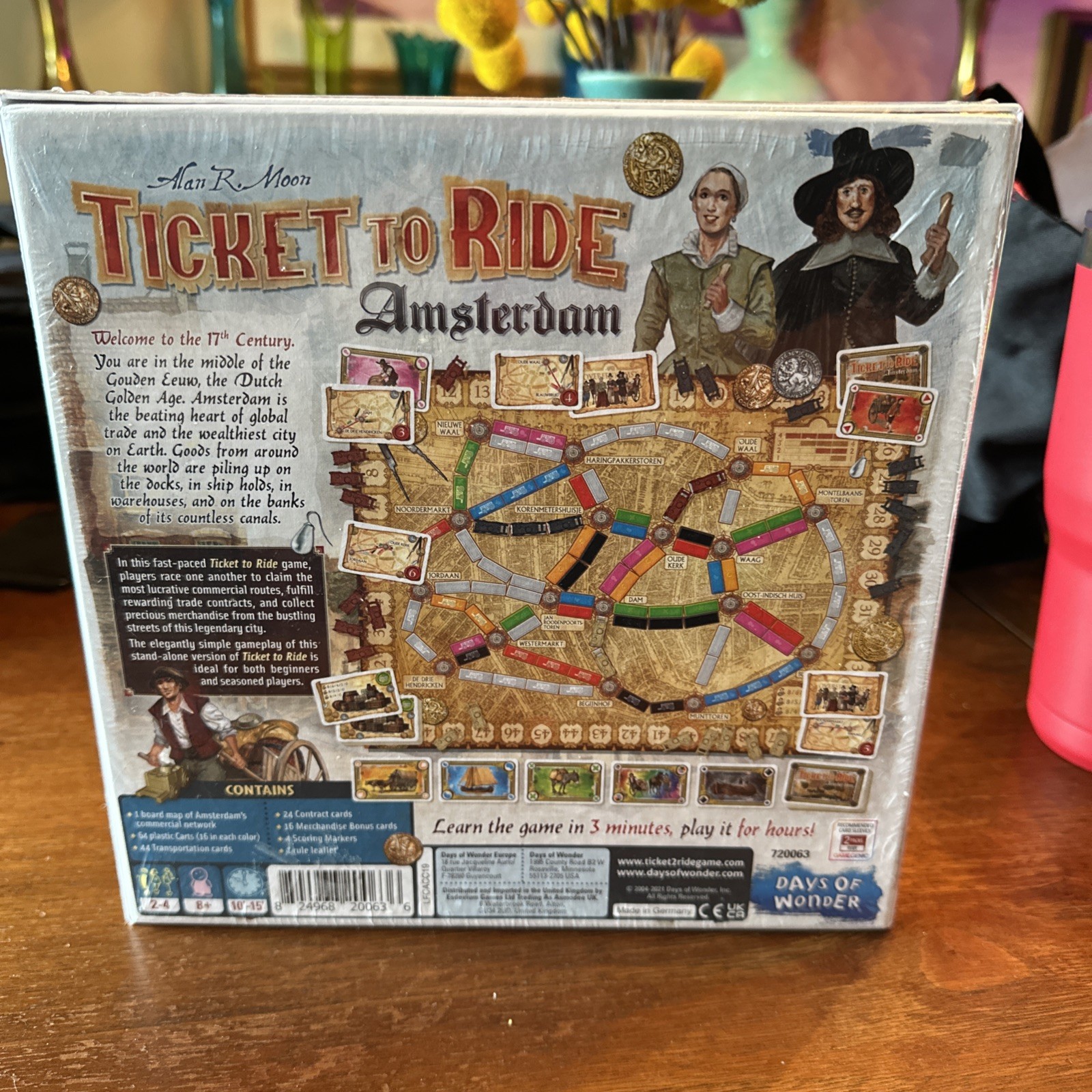 Ticket to Ride Amsterdam Board Game by Days of Wonder
