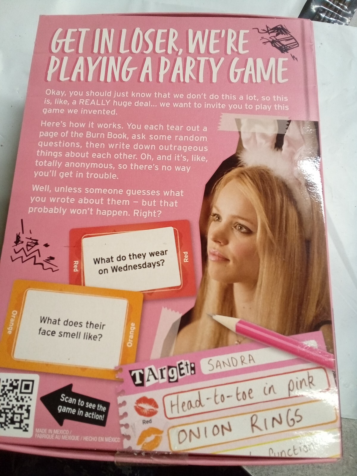 Brand New! MEAN GIRLS Burn Book A Party Game BRAND NEW Board Game TIKTOK