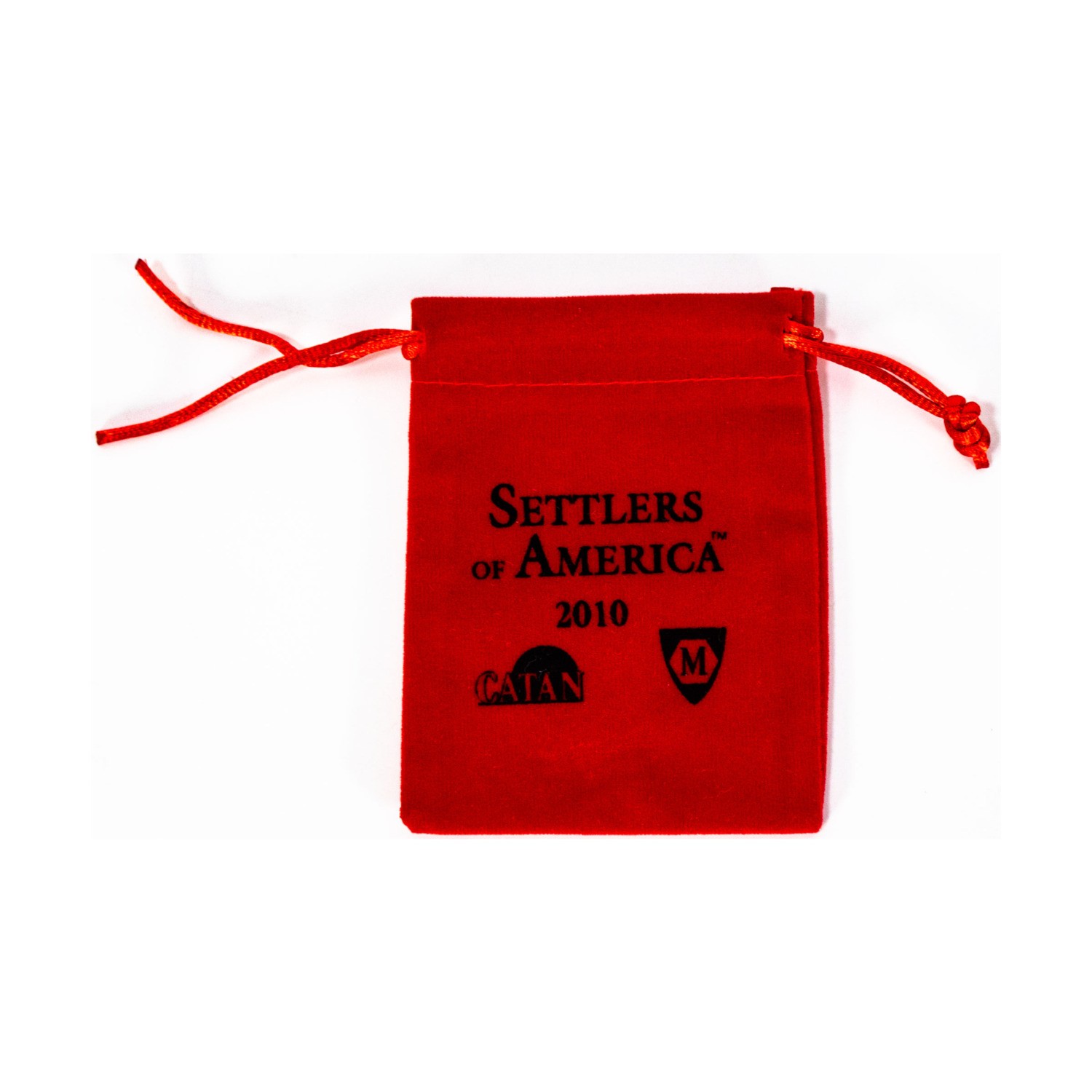 Mayfair Catan Series Games Settlers of America Dice Bag – Red NM