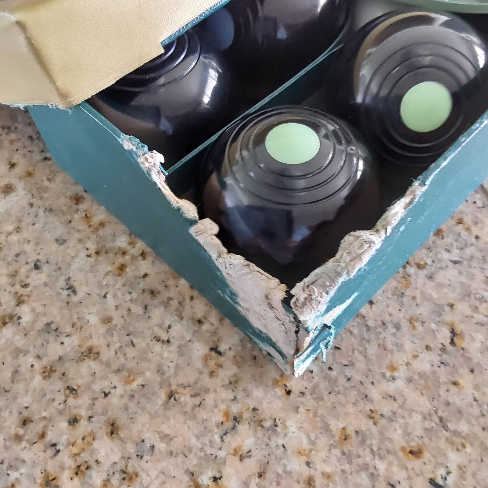 Vintage Boxed Set B&A Banda Carpet Bowls Indoor Bowling Game Ships from USA READ