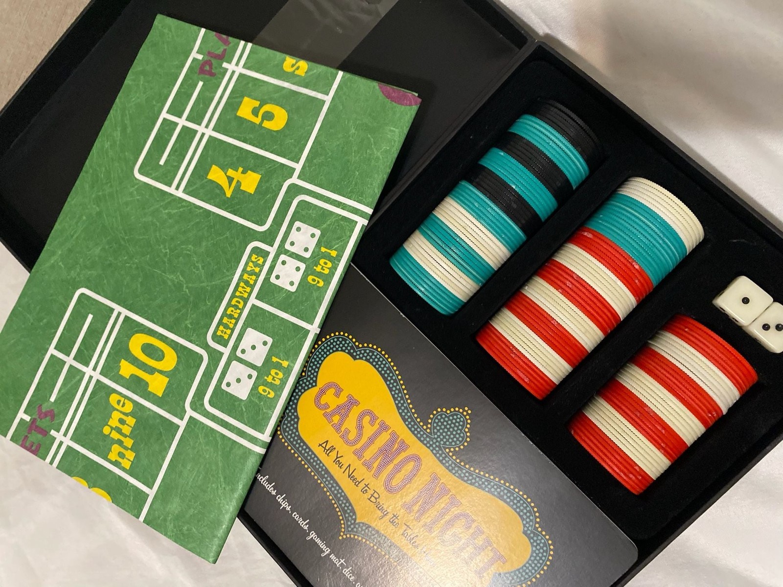 Casino Night Game, Brand New as never played and cards are still sealed.
