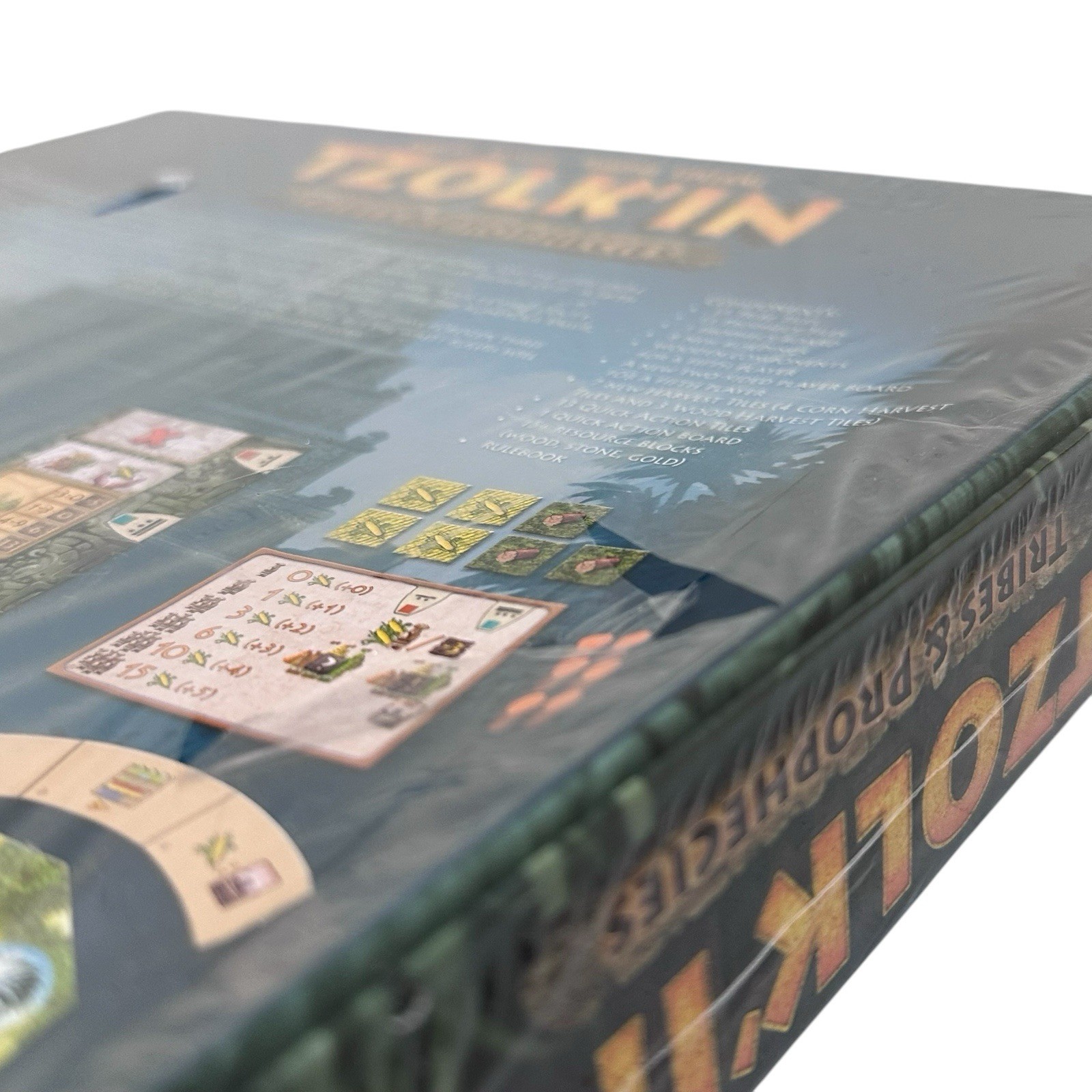 Tzolk in – Tribes & Prophecies Expansion New Sealed Box Is Crush On The Back