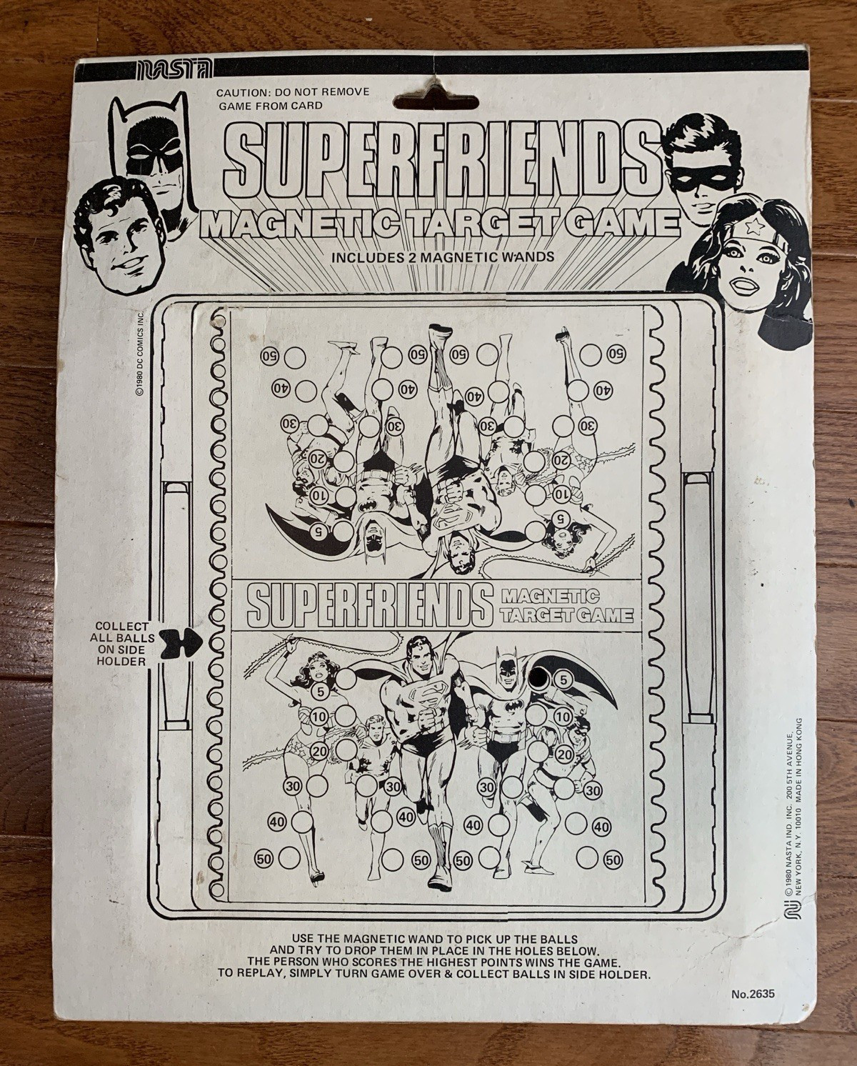 SUPERFRIENDS Magnetic Target Pa’Cheesie DC Comics Superman Batman Wonder Woman