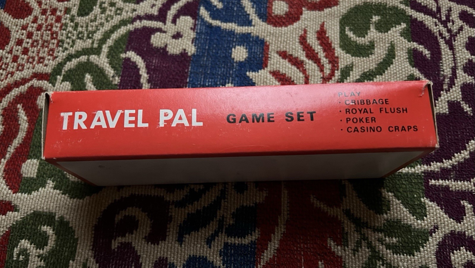 Vintage ARRCO Travel Pal Game Set – Cribbage Dice Playing Cards Dice Chips NEW