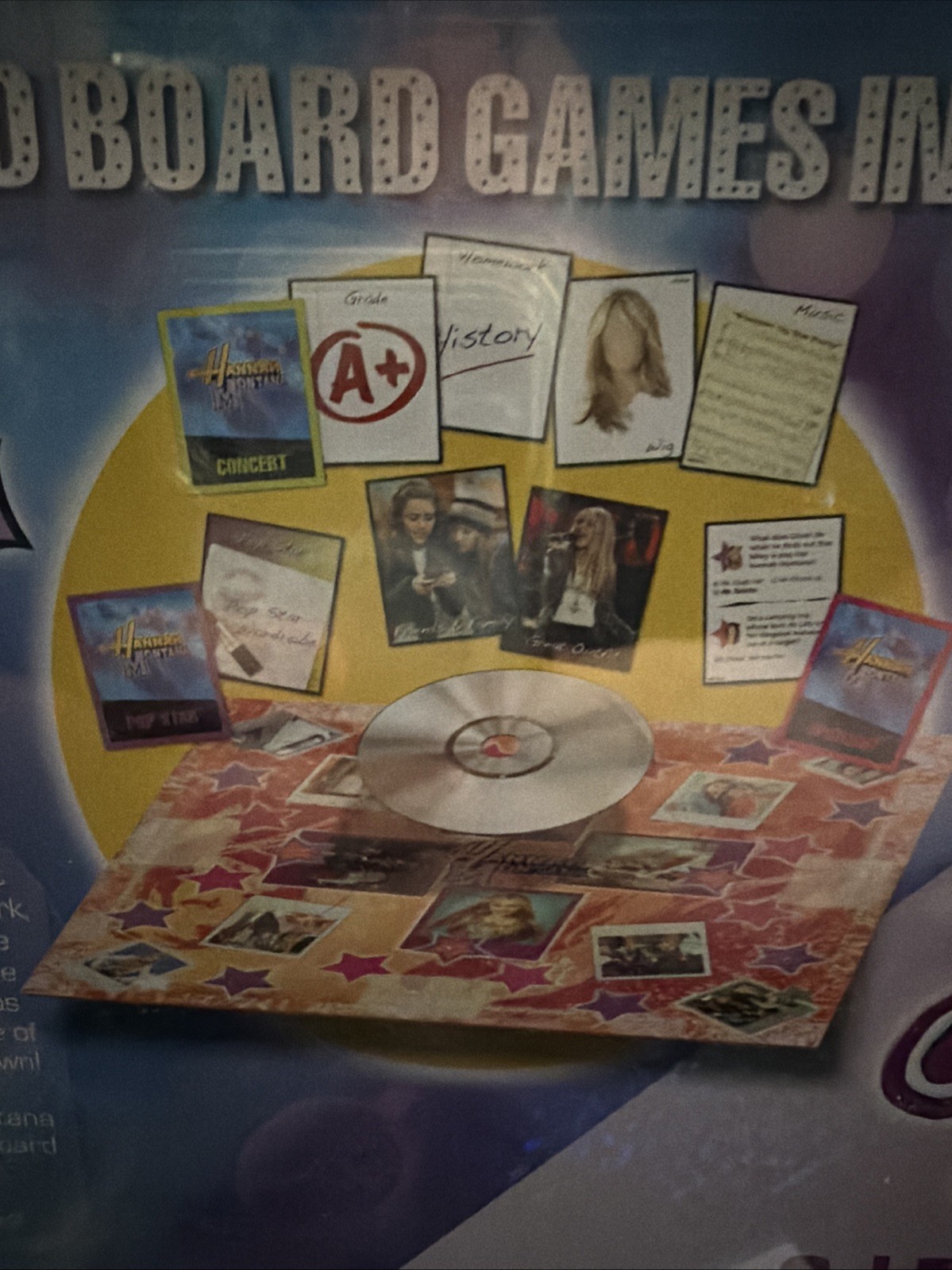 Hannah Montana The Cheetah Girls CD Board Games Disney – 2007 Brand New