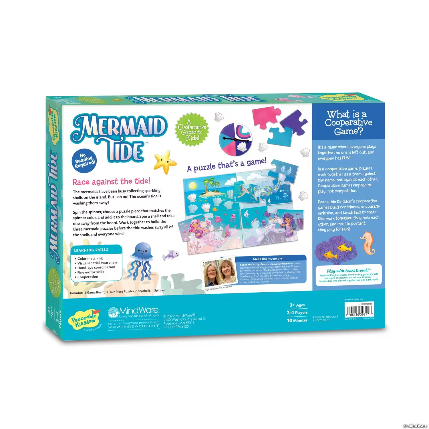 Mermaid Tide Cooperative Board Game