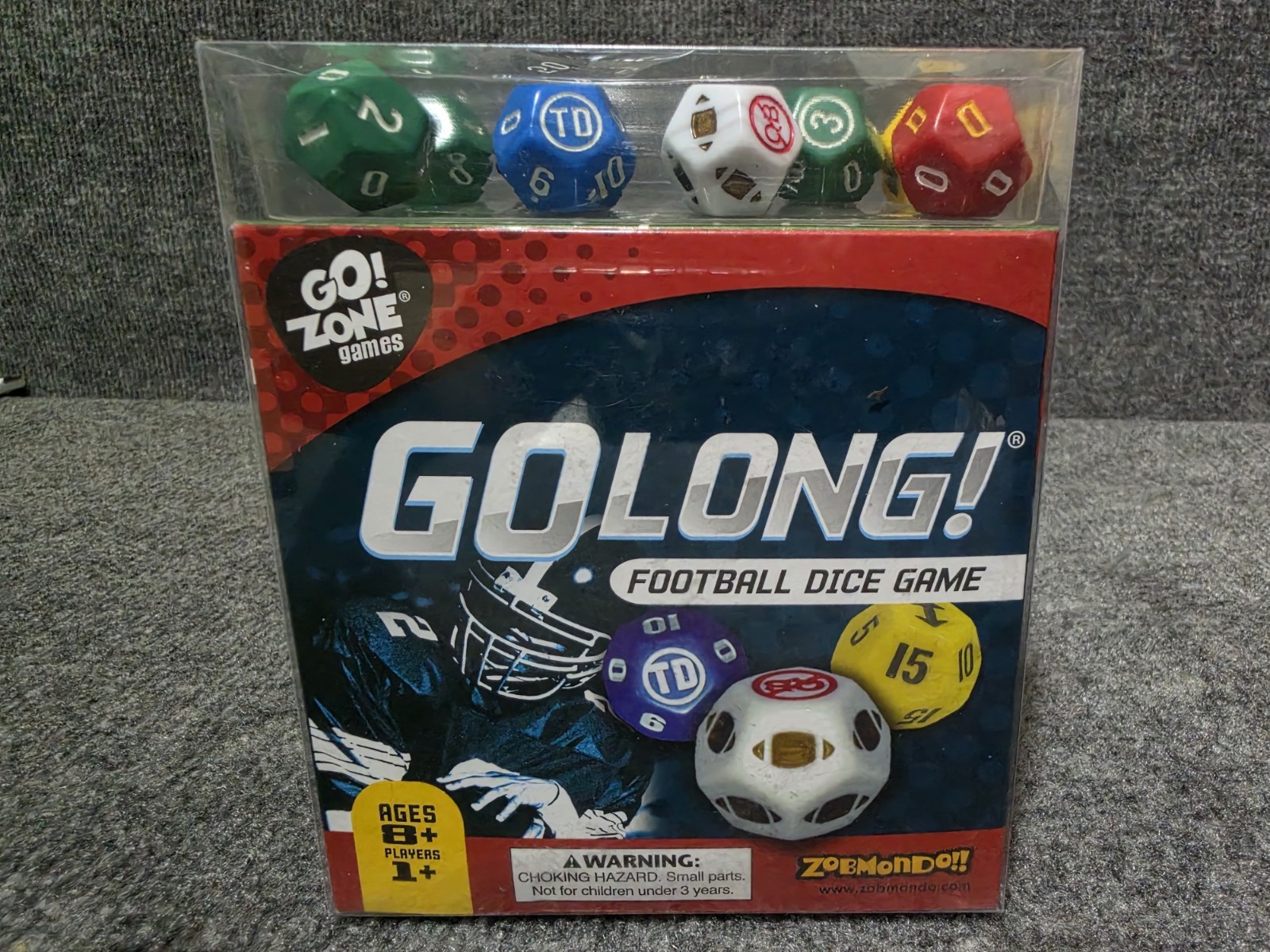 GO LONG Football Dice Game