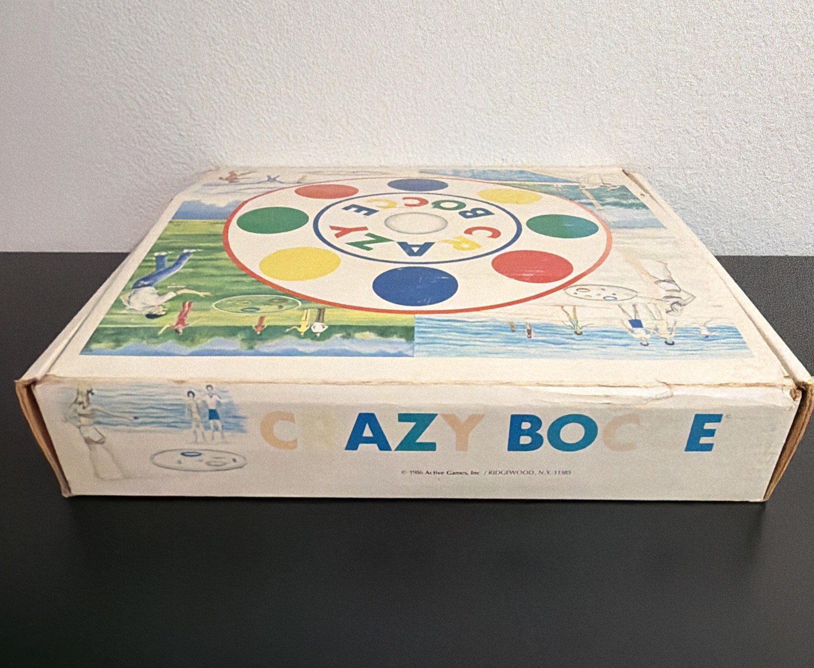 Vintage CRAZY BOCCE Rare 1986 Complete Game Original Box USA HTF All Ages