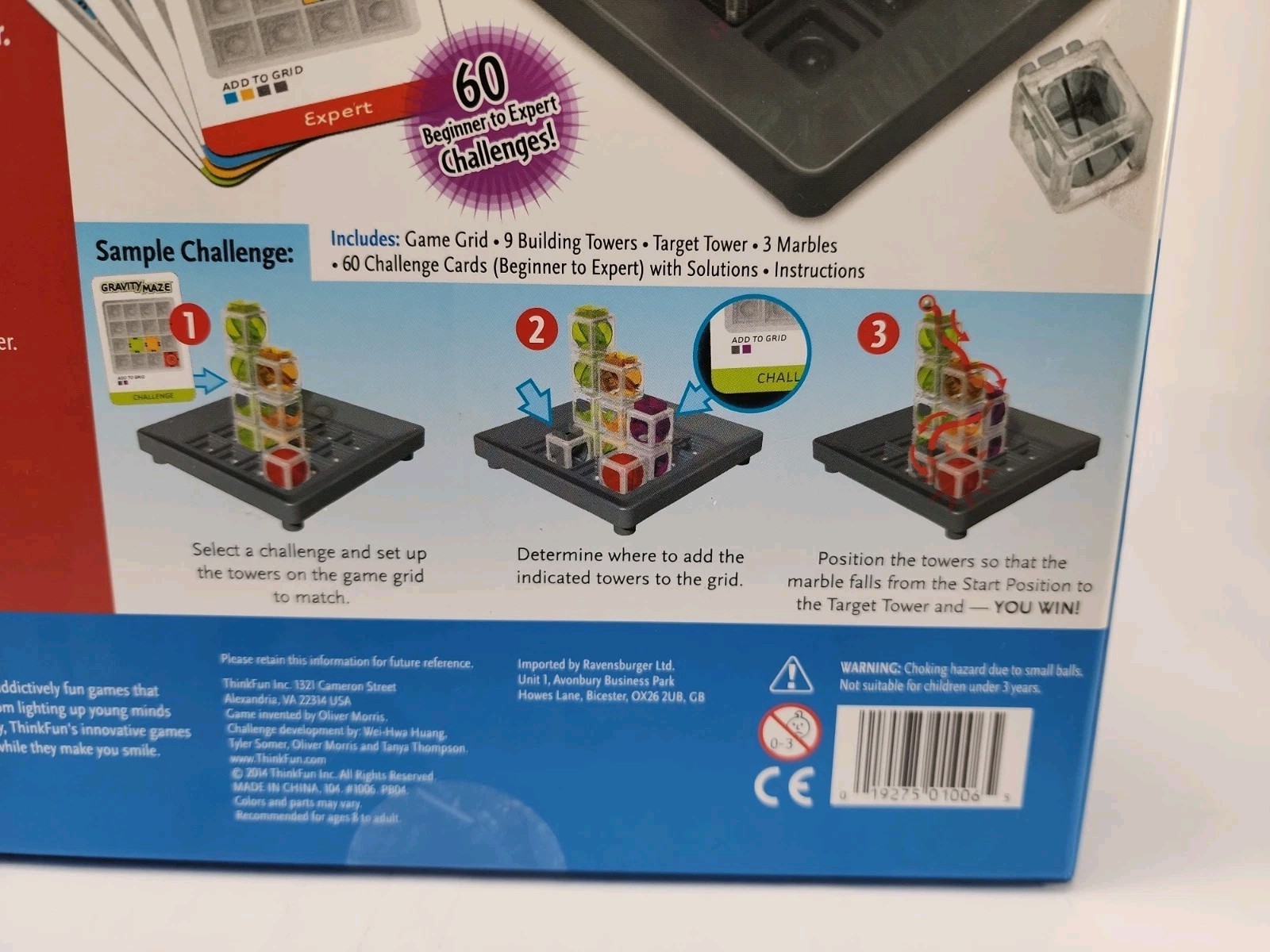 Think Fun – Gravity Maze Falling Marble Logic Game Ages 8+ New