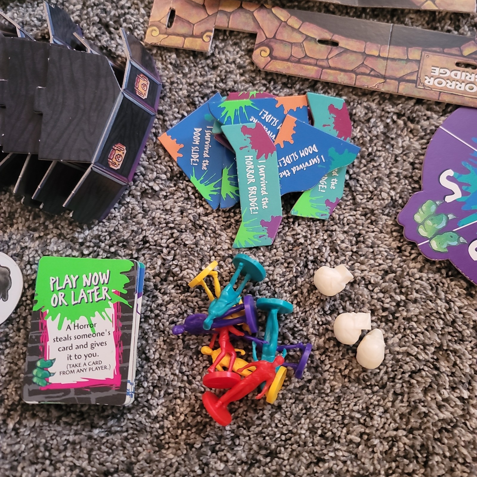 Vintage Retro Goosebumps Board Game One Day At Horrorland 1998 MB Games