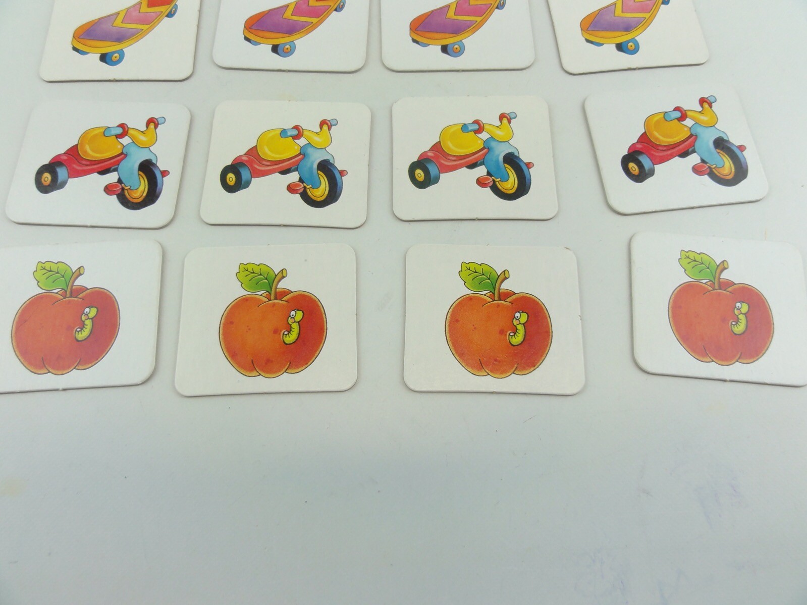 Original Memory Game 23 Picture Cards Replacement Only 2001 Milton Bradley