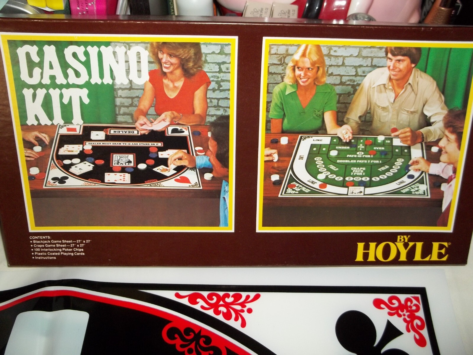 VTG Hoyle Casino Kit Stancraft Prod 1979 Complete Maverick Cards factory sealed