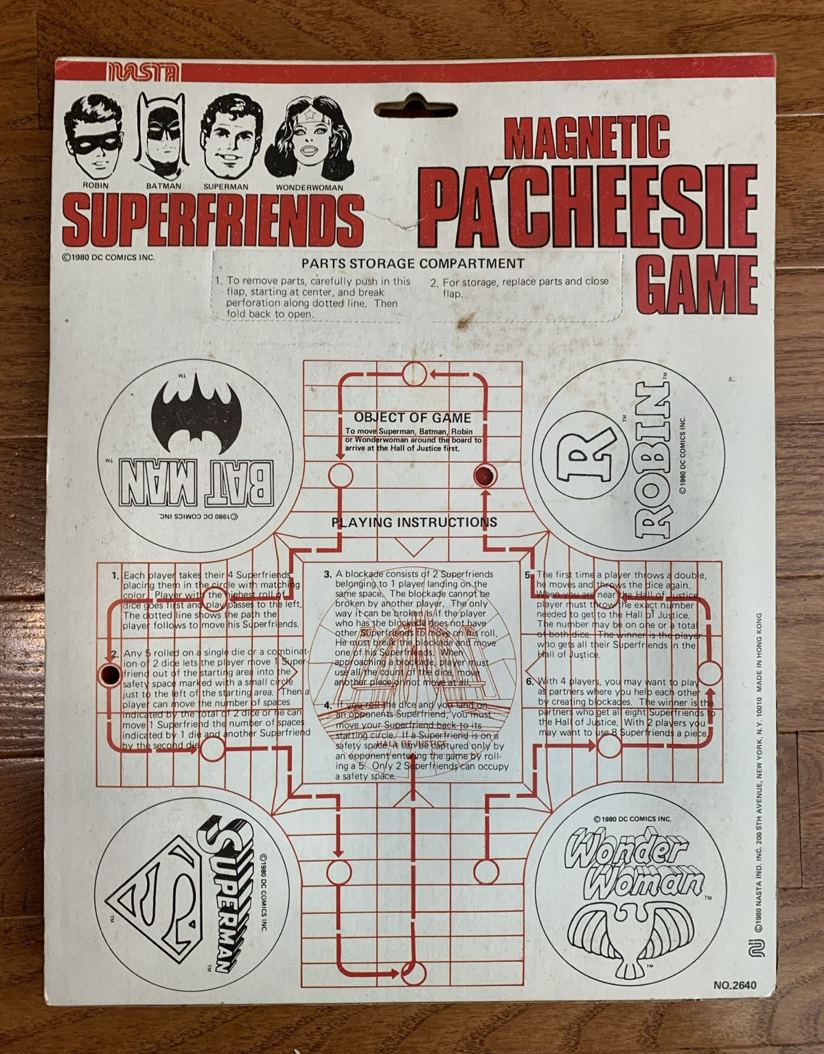 SUPERFRIENDS Magnetic Target Pa’Cheesie DC Comics Superman Batman Wonder Woman