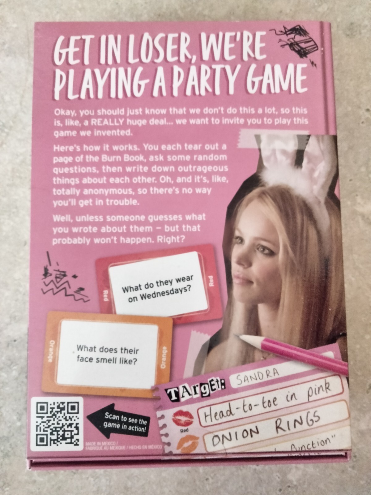 MEAN GIRLS – Burn Book A Party Board Game