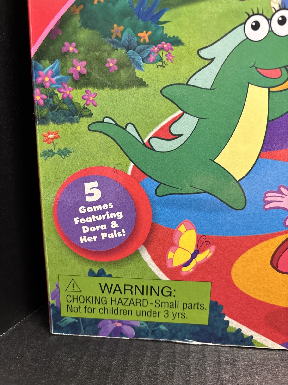 NICK JR. DORA THE EXPLORER ADVENTURE GAME BOOK-5 GAMES & 4 FIGURES-COPYRIGHT2004