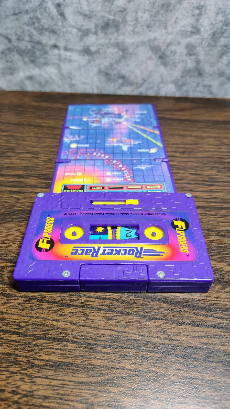 FLIPSIDERS Rocket Race Milton Bradley 1988 Vintage Pocket Game Rare
