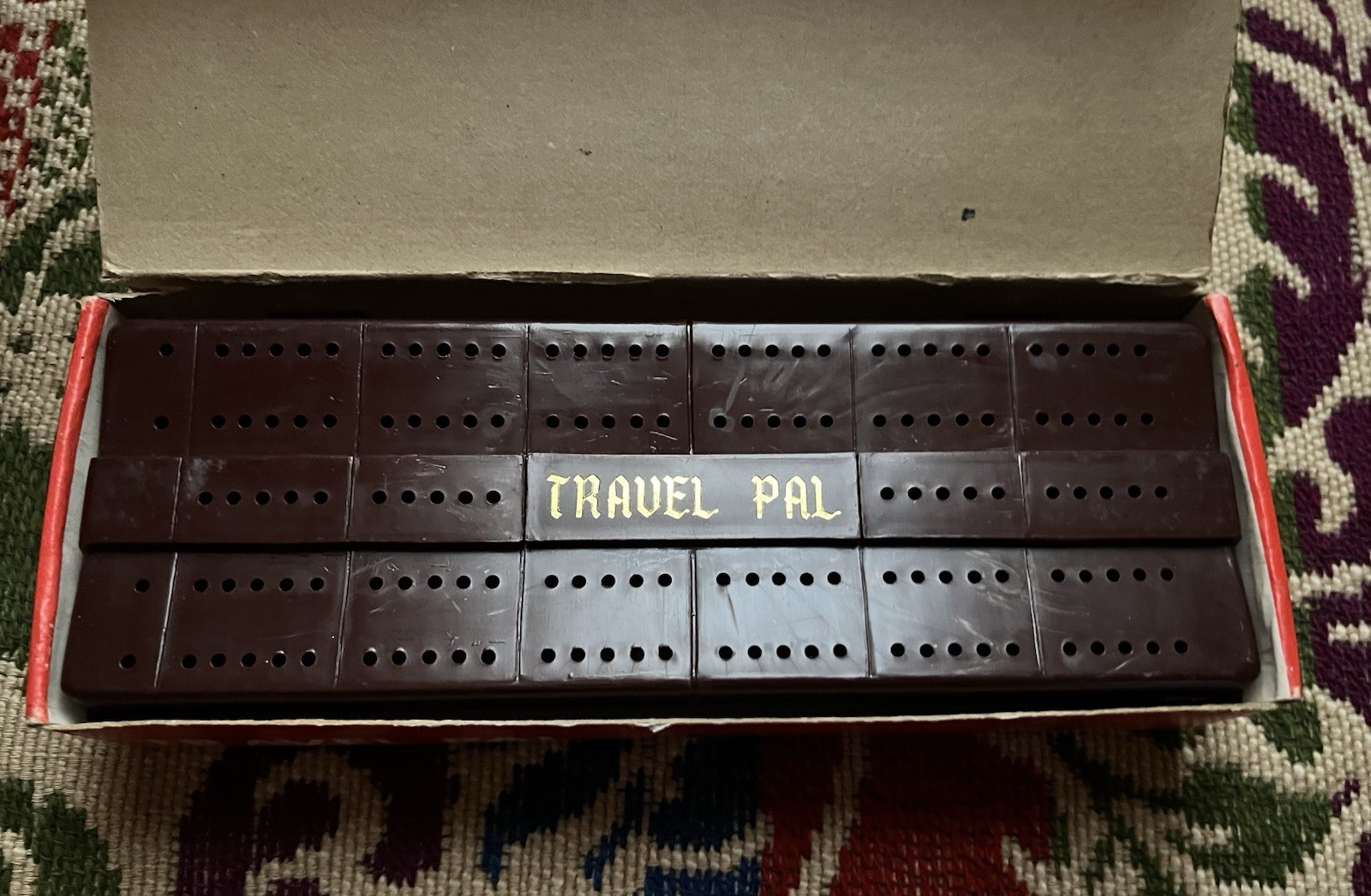 Vintage ARRCO Travel Pal Game Set – Cribbage Dice Playing Cards Dice Chips NEW