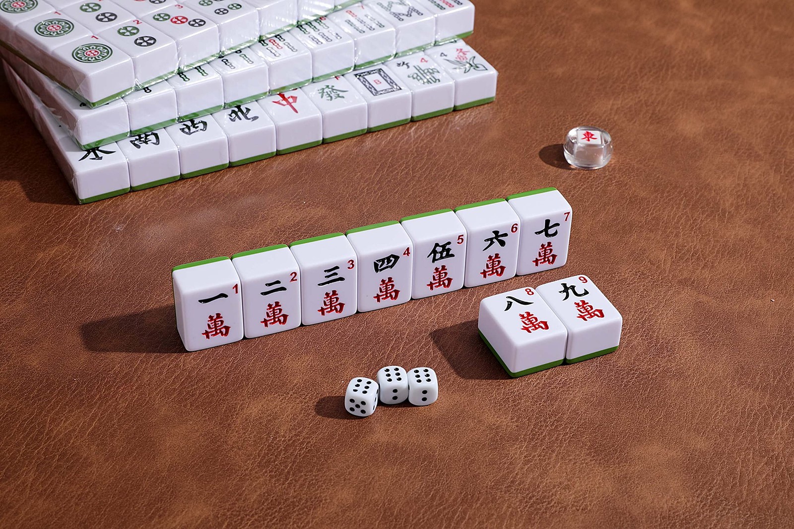 Mose Cafolo Professional Chinese Mahjong Game Set 146 Numbered Large Size Tiles