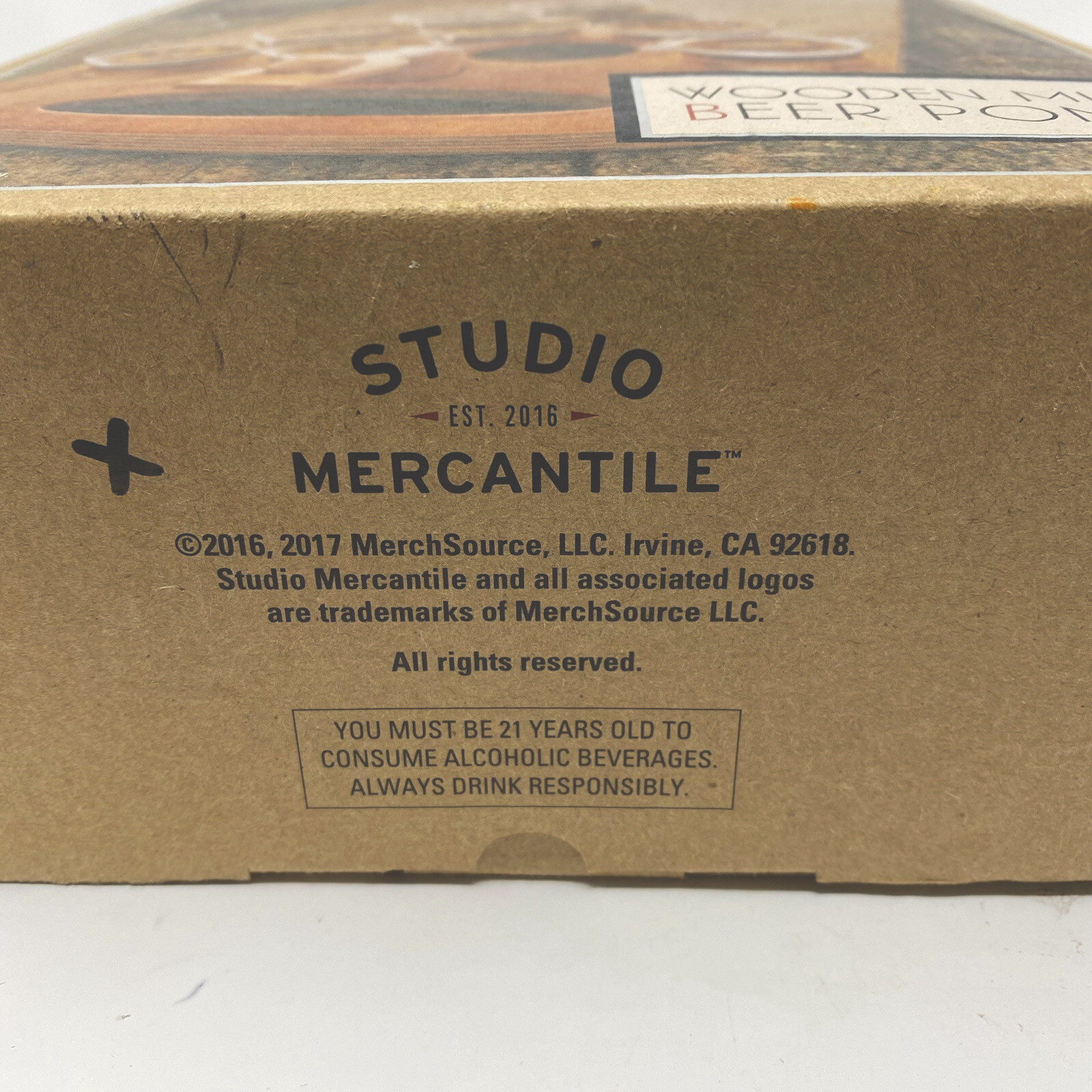 Studio Mercantile Wooden Mini Beer Pong