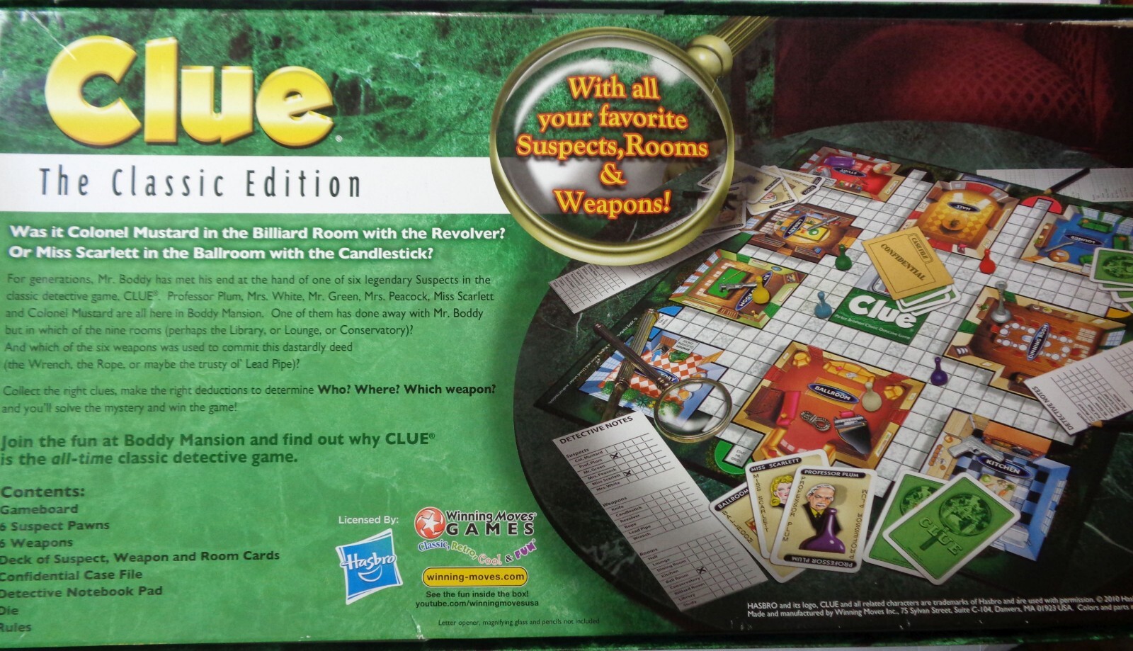 Clue – The Classic Edition 1949 (3-6 Players, Ages 8+, 45-60 Minutes)