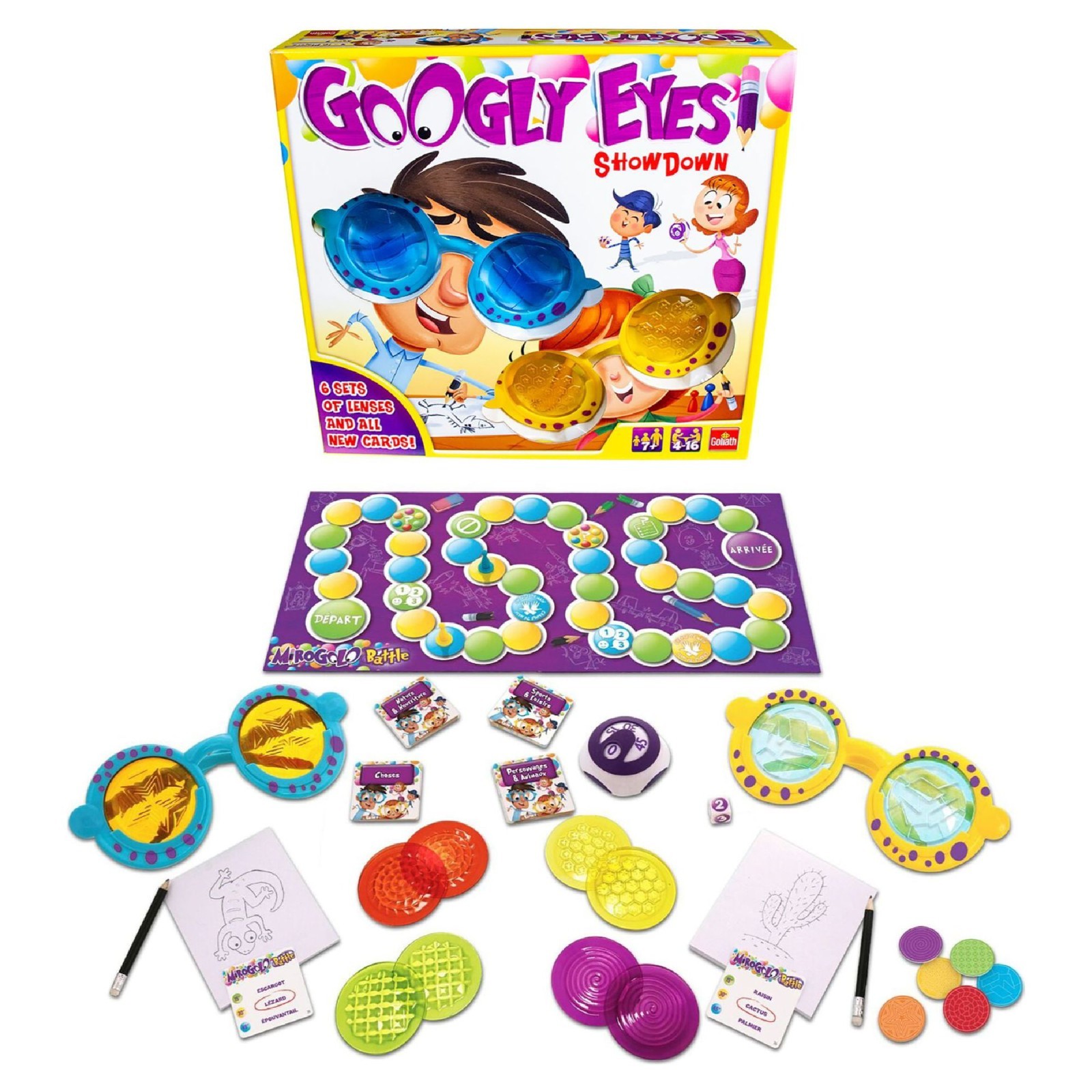 Kids Drawing Game Googly Eyes Showdown Family Fun Party Game