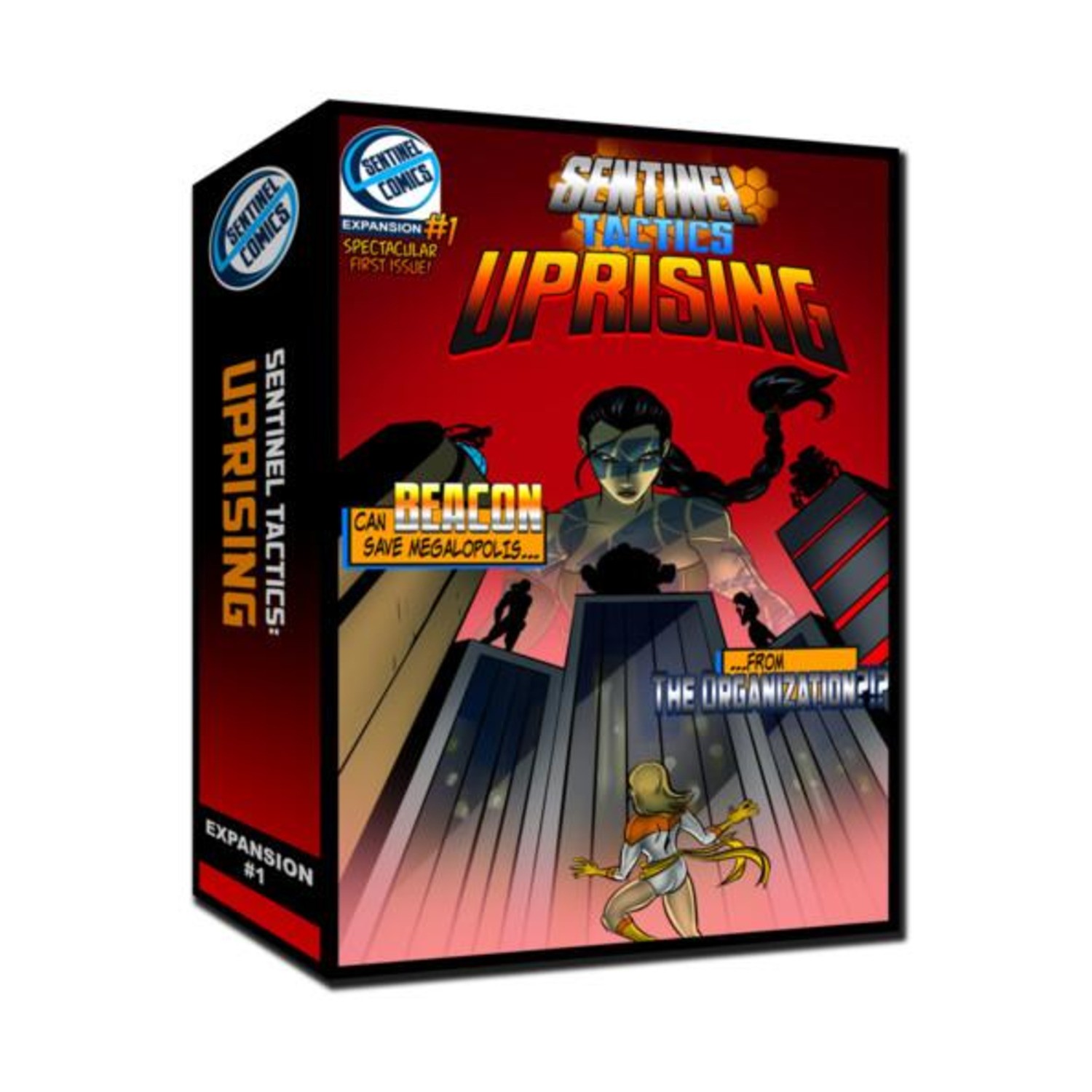 Greater Than Boardgame Sentinel Tactics – Uprising Expansion Box NM