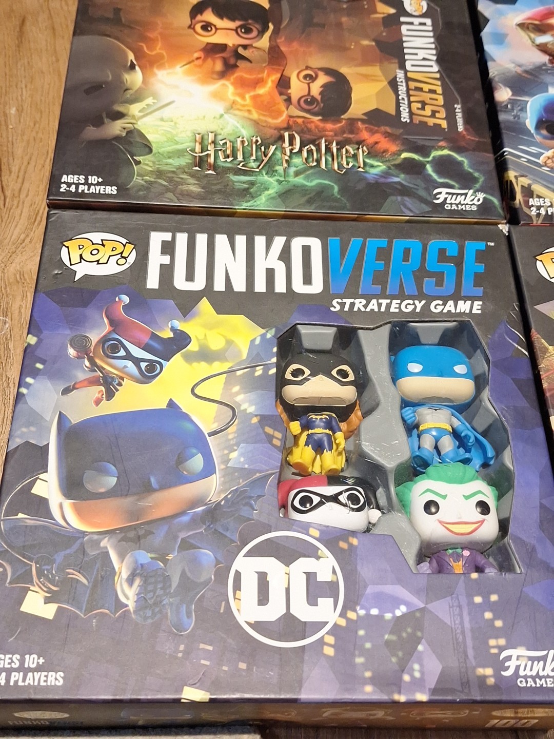 Funko Funkoverse Strategy Game Lot Harry Potter Jurassic Park DC Marvel