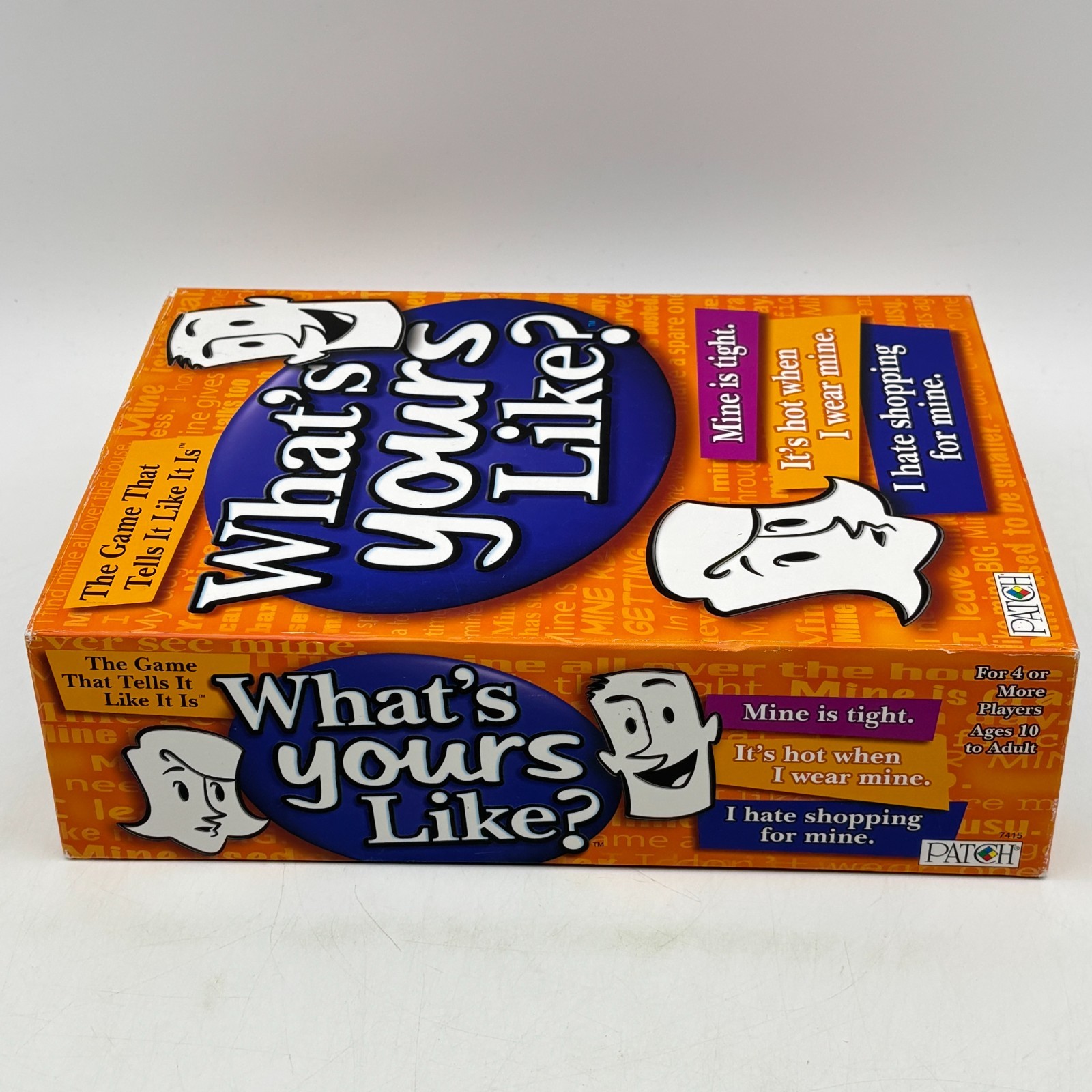 What’s Yours Like COMPLETE Patch Products 2007 Party Game