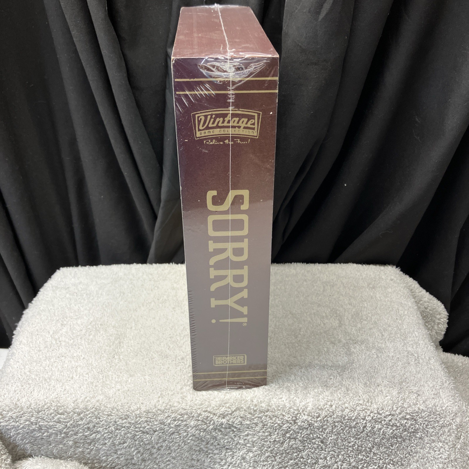 SORRY! Vintage Game Collection Wooden Wood Box Case Bookshelf Edition SEALED NEW