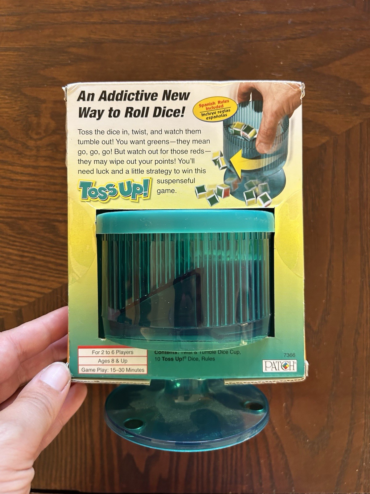 NEW Patch Toss Up Twist & Turn Dice Game Twist & Tumble