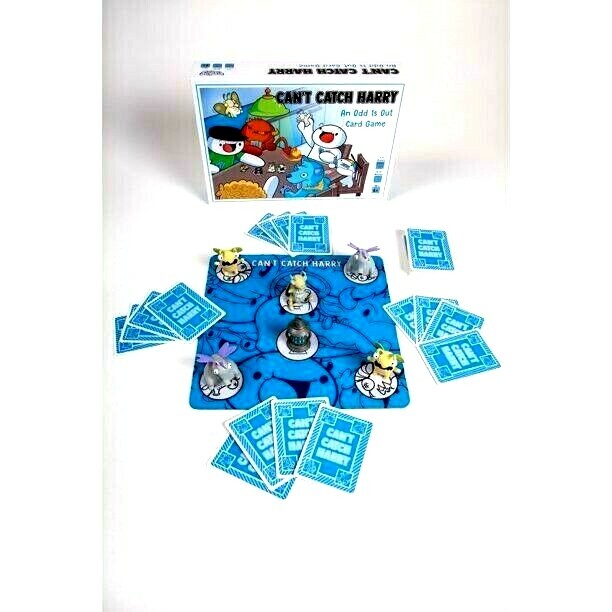 New Can’t Catch Harry – An Odd is Out Card Game w/ Pieces Ages 6+ 2-6 Players