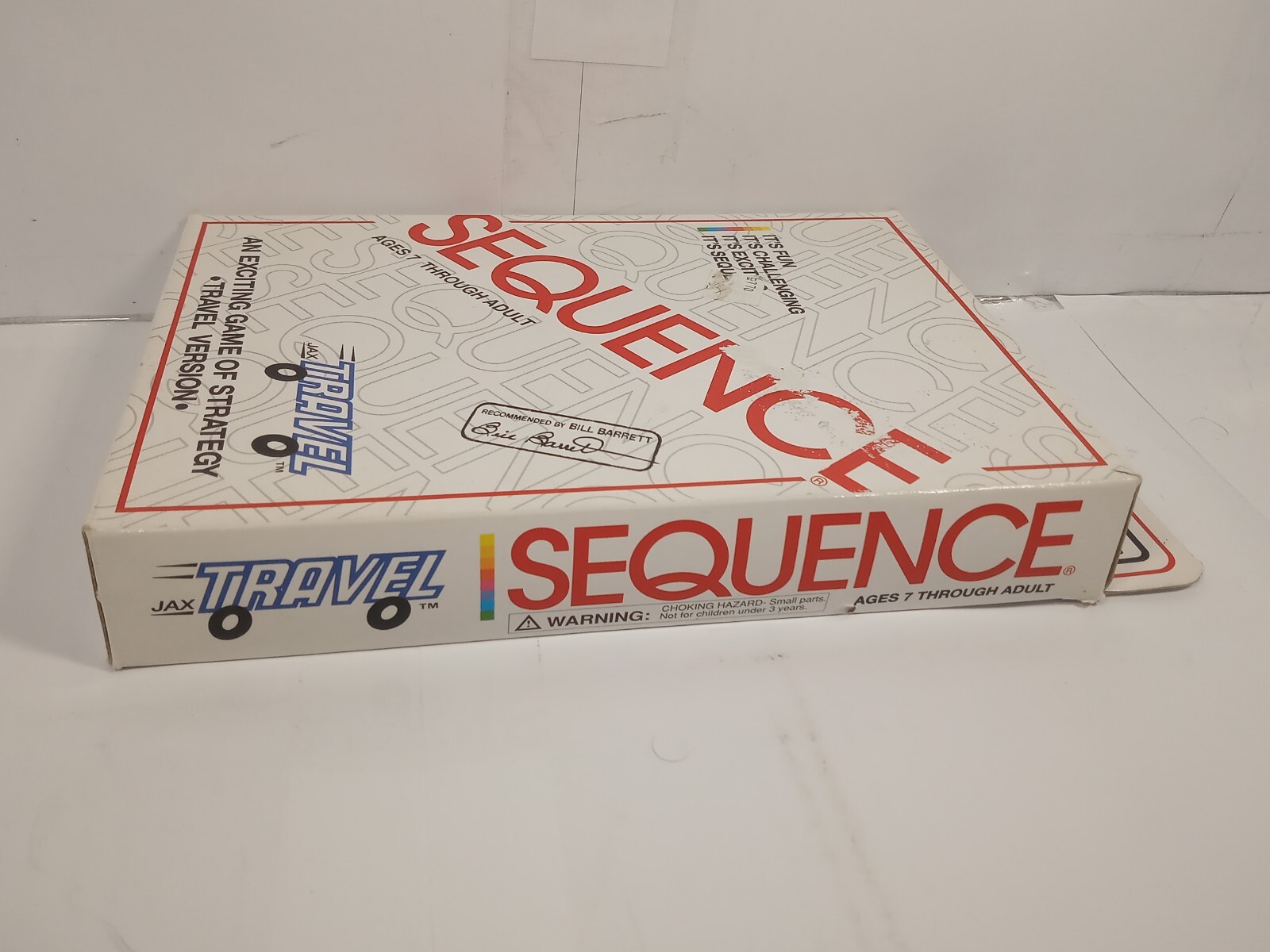 Vintage Sequence Travel Version (1994, Jax) No Instructions