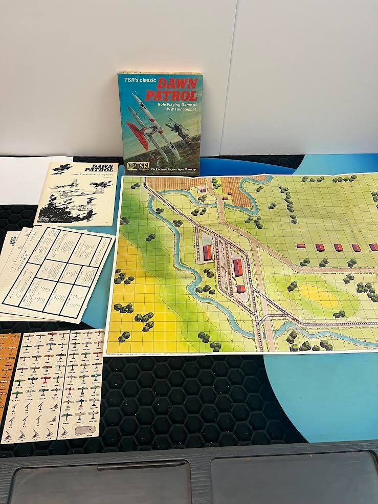 TSR Dawn Patrol Board Game (1980) – WWI Air Combat Role Playing Game