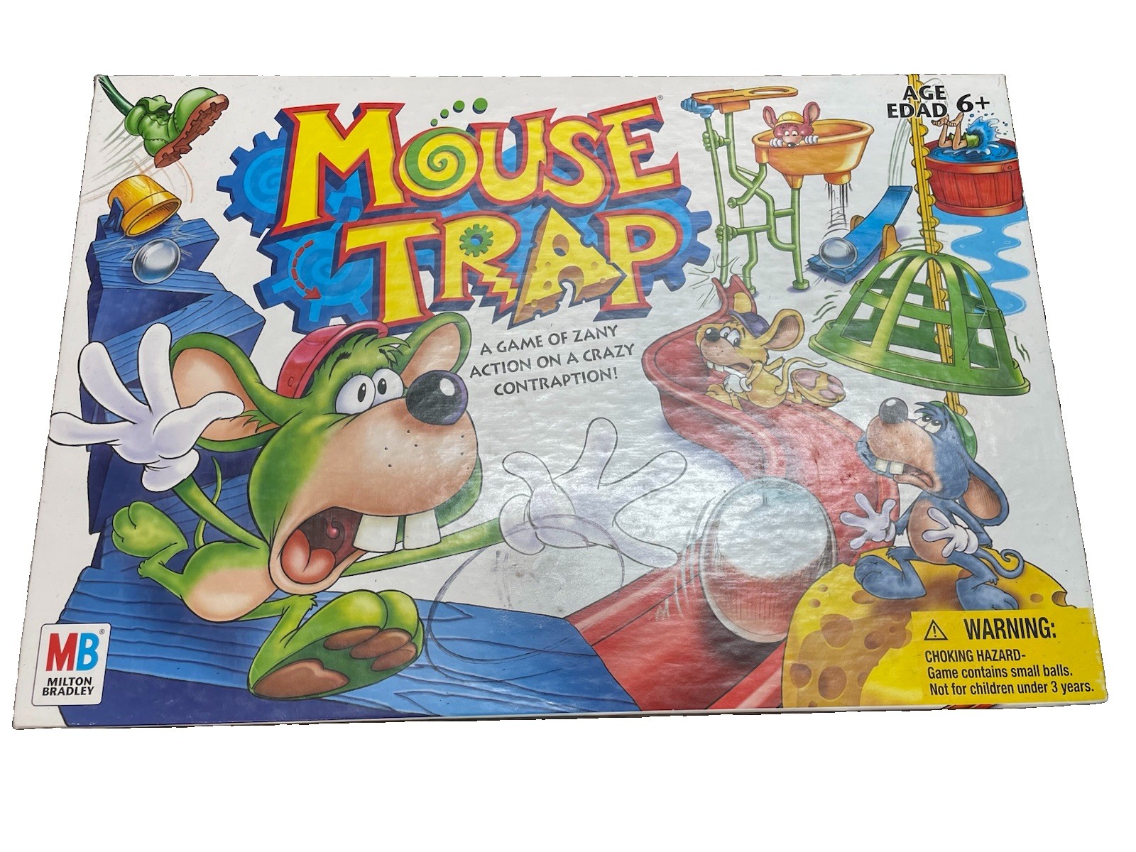 Mouse Trap Board Game Milton Bradley Hasbro 2005 Complete in Box Family Game