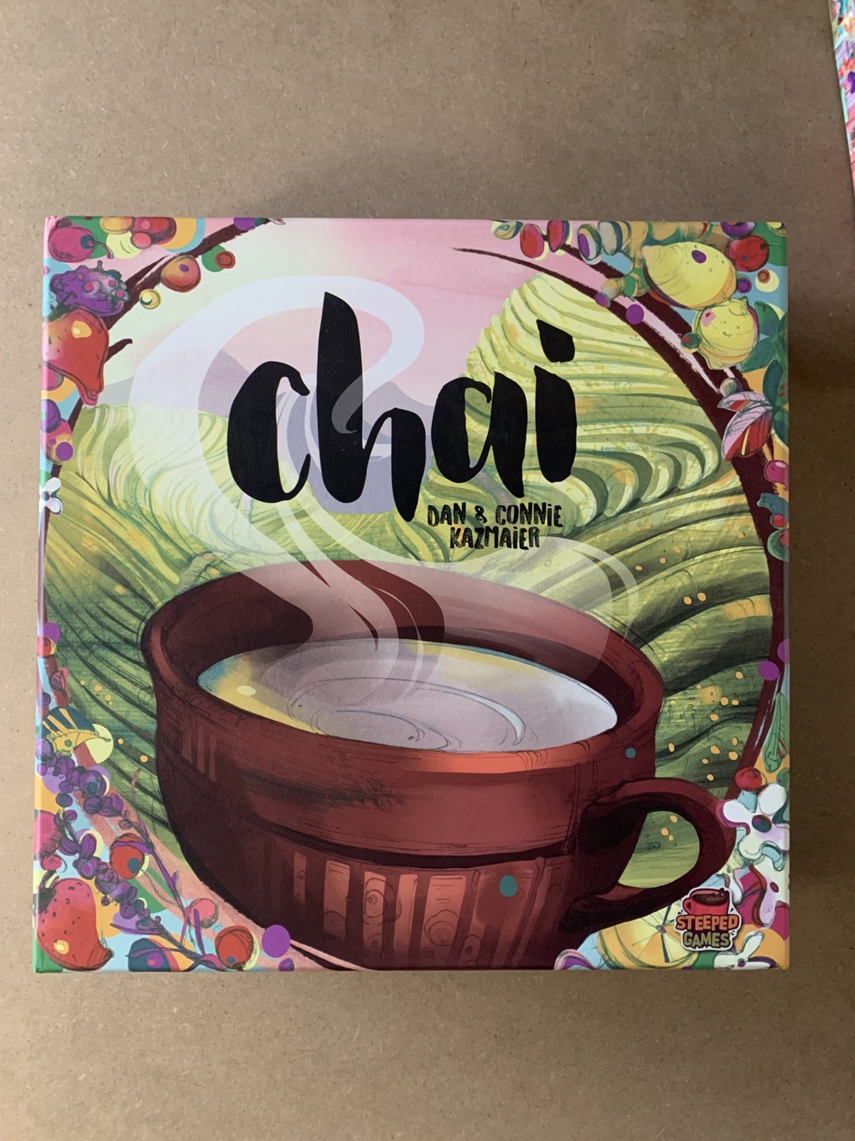 Chai Board Game COMPLETE – Steeped Games LN 2021 1-5 players