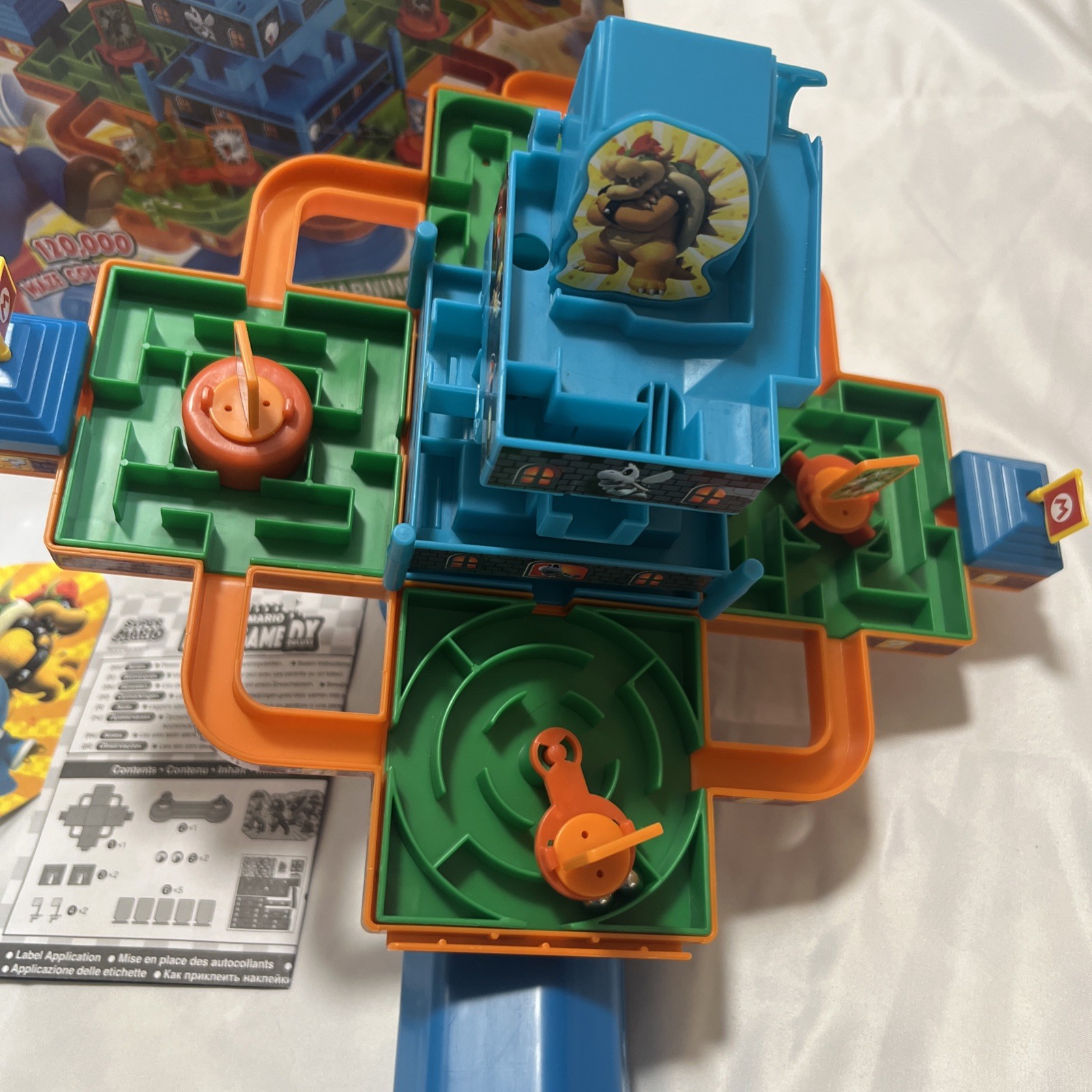 Epoch Games Super Mario Adventure DX Tabletop Skill and Action Game.