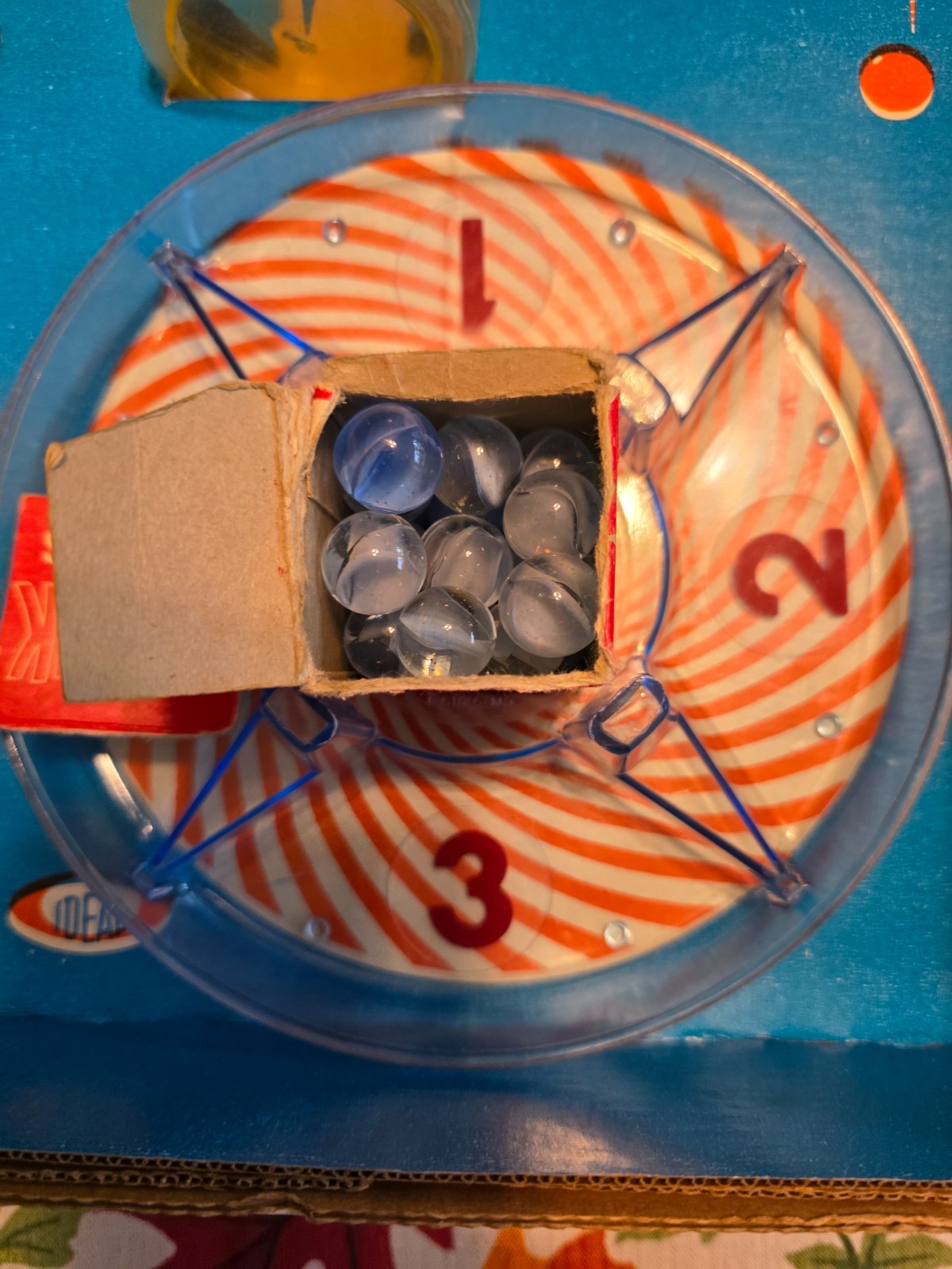 Vintage 1967 KerPlunk Game Ideal Complete in Box /Marbles Nice condition