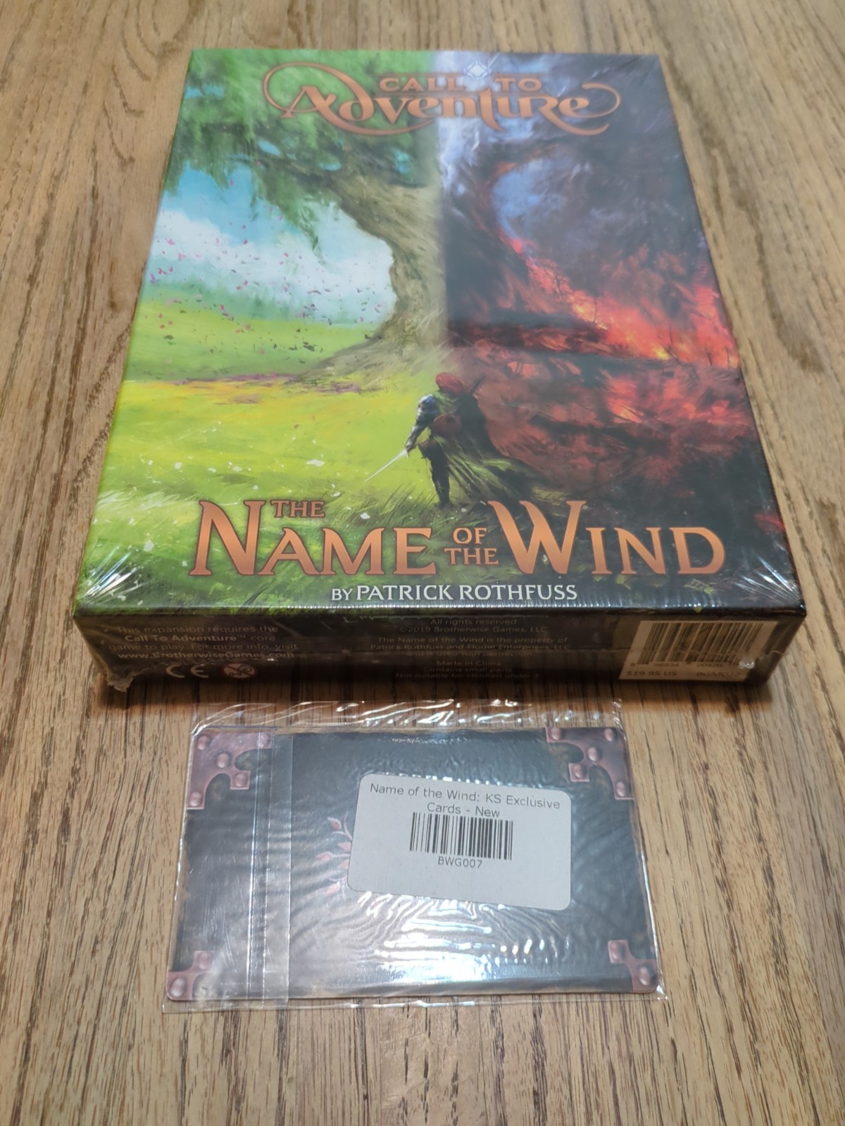 Call To Adventure Name Of The Wind W/ KS EXCLUSIVE PROMO New Sealed Brotherwise