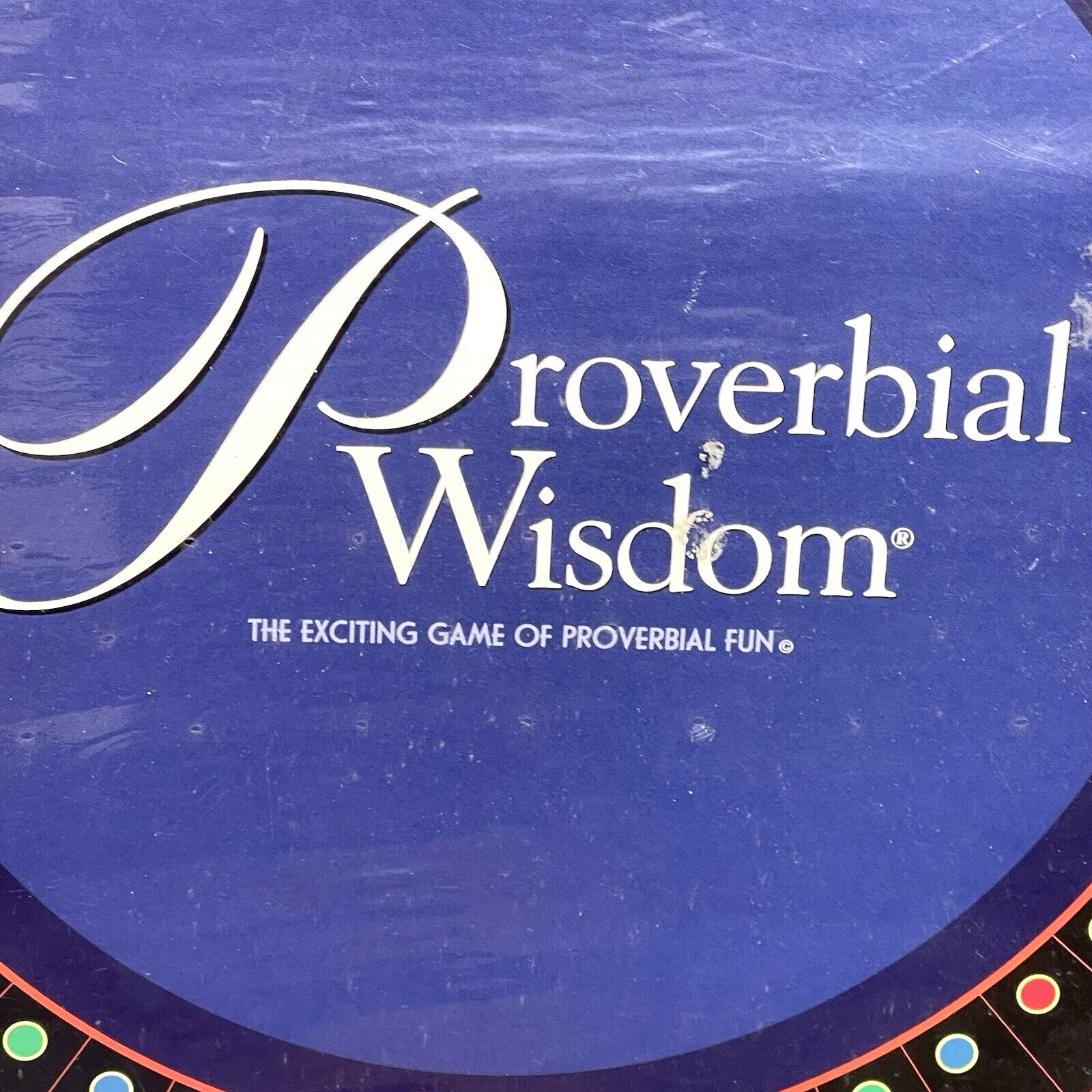 Proverbial Wisdom Sketching Board Game 1998 Sealed Vintage 4 to 16 players 10yr+
