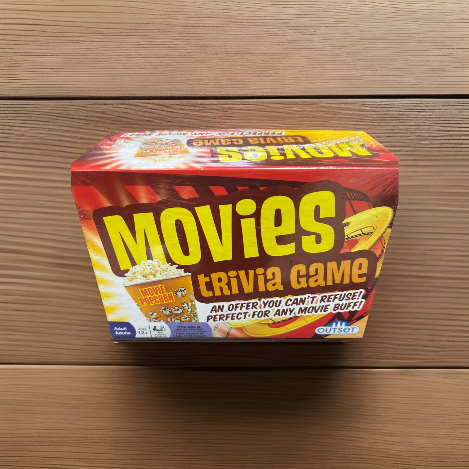 Movies Trivia Game by Outset New Sealed Perfect For Movie Buffs