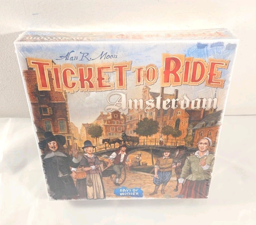 Ticket To Ride Amsterdam Board Game Days Of Wonder – NEW