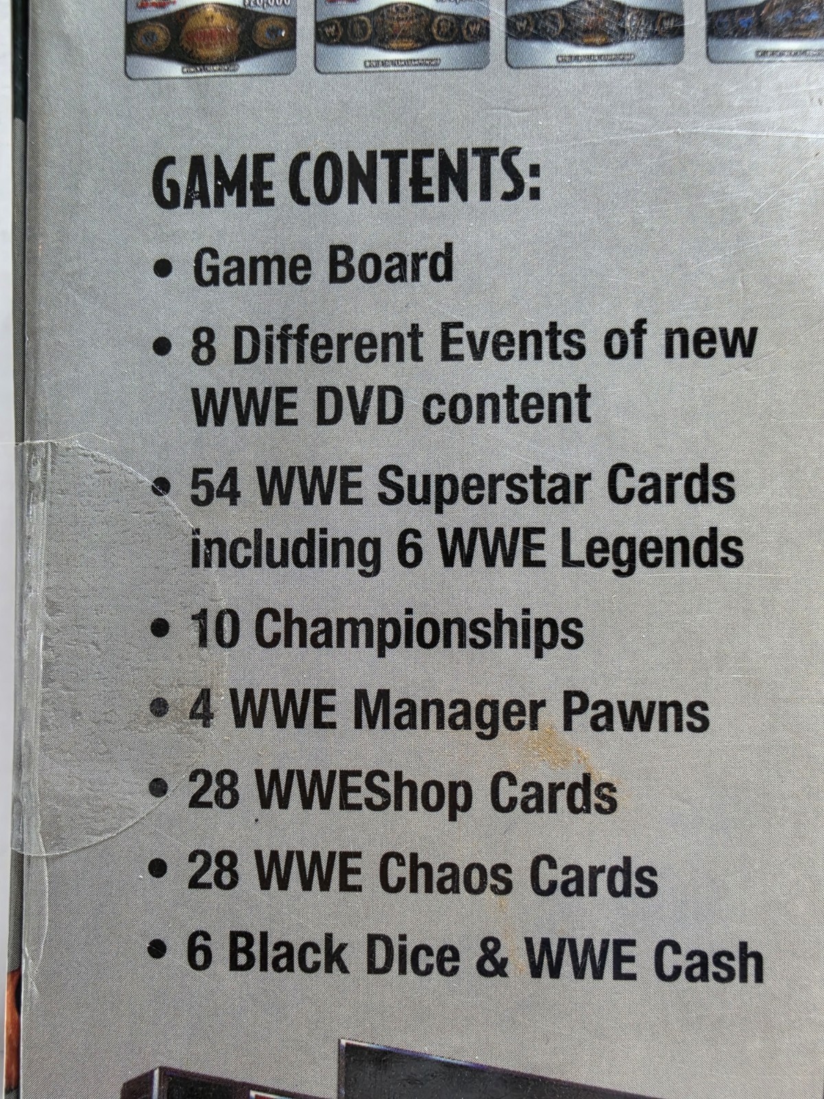 WWE DVD Board Game 2nd Edition Wrestling Raw Smackdown w/ Cards 2006 Complete