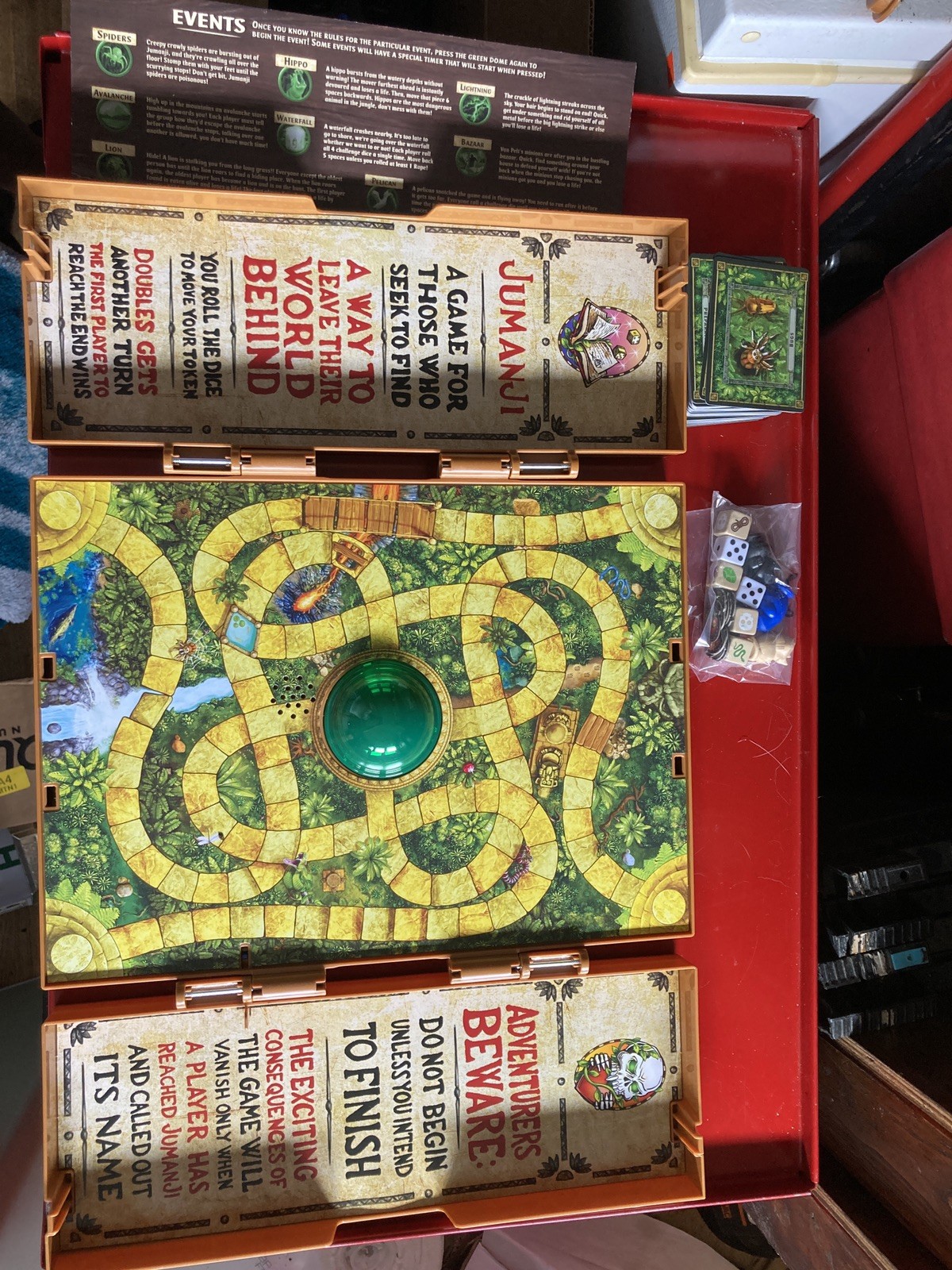 Jumanji Deluxe electronic board game