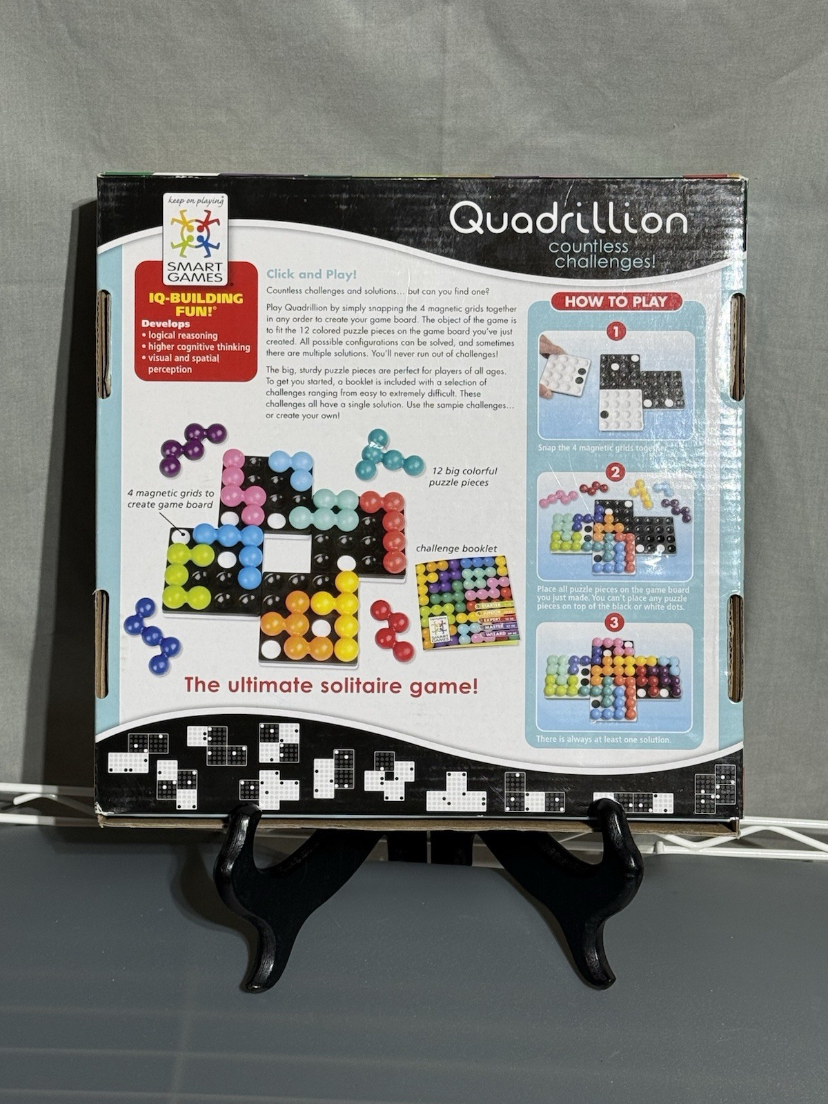 Smart Games Quadrillion Multi-Level Logic Game 2013 Edition Complete In Box
