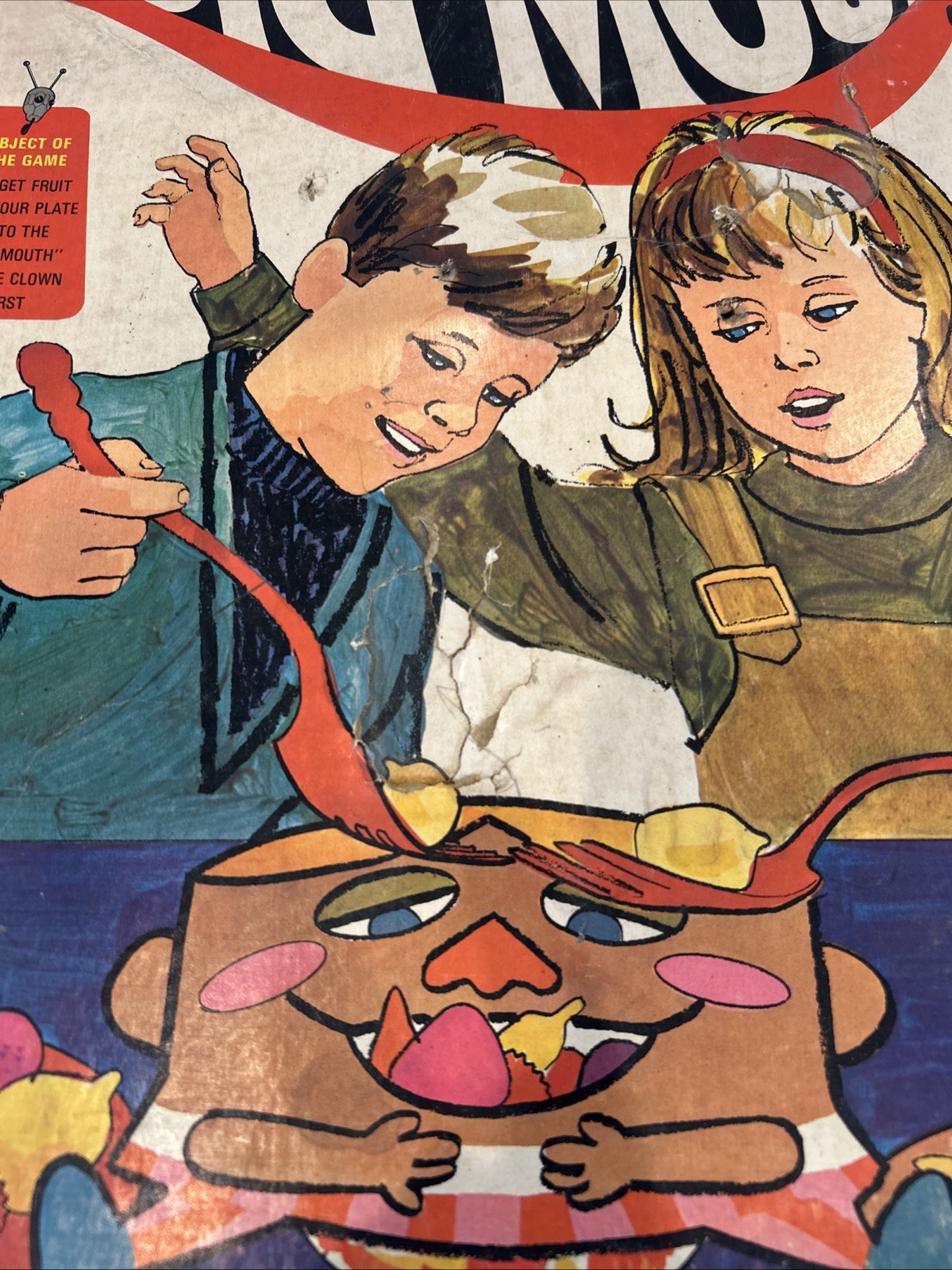 Vintage 1968 Schaper Big Mouth Game Classic Retro Family Game Original Box