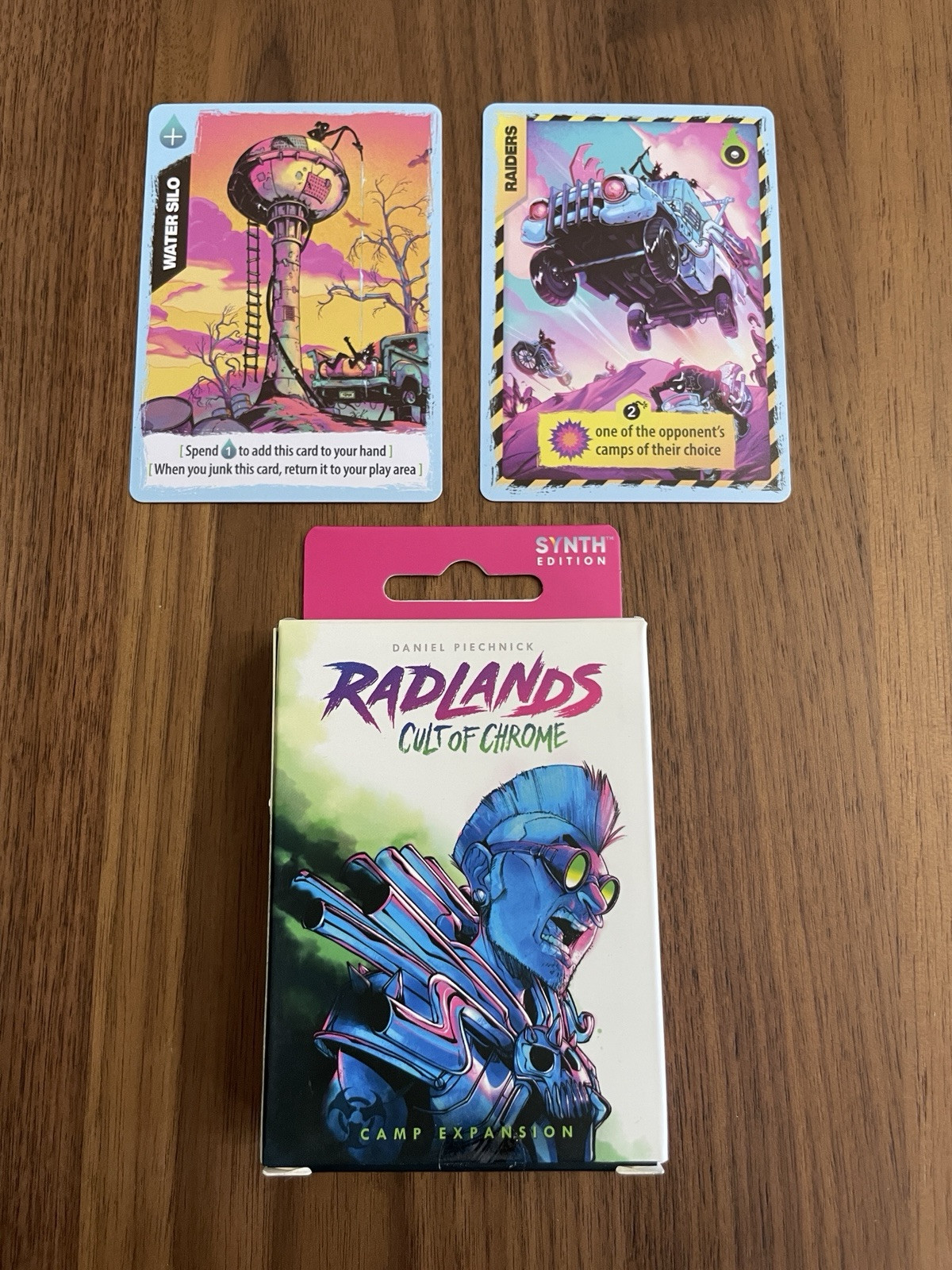 Radlands Cult of Chrome Expansion + Raiders & Silo Promos Deluxe Synth Cards
