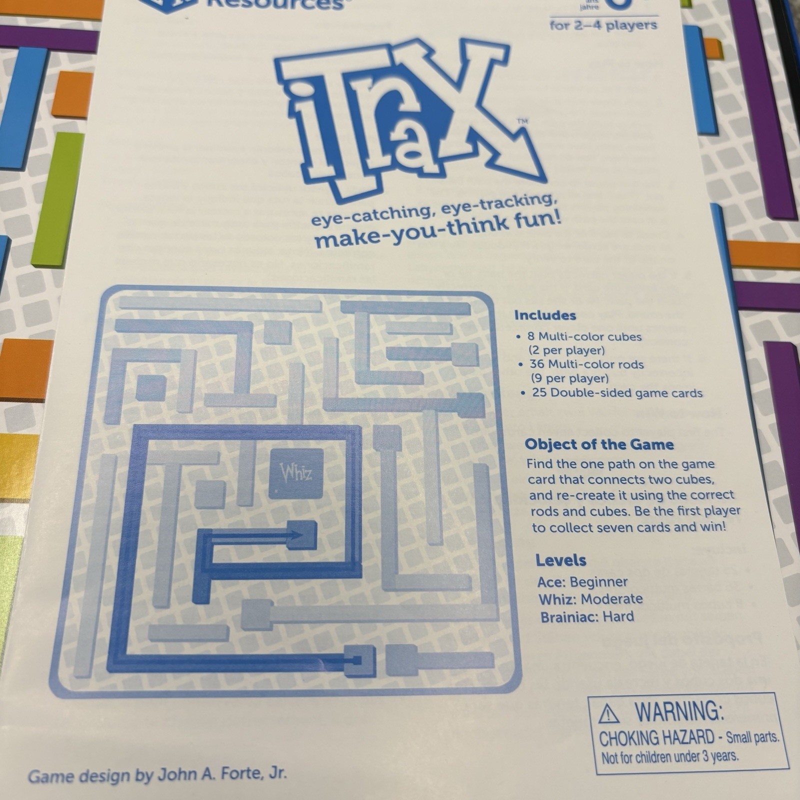 Learning Resources iTrax Critical Thinking Game Problem Solving Complete
