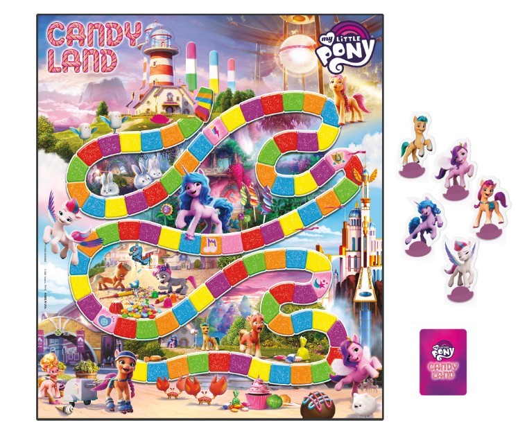 New Hasbro My Little Pony Candy Land Preschool Game 3+ Years Educational Fun